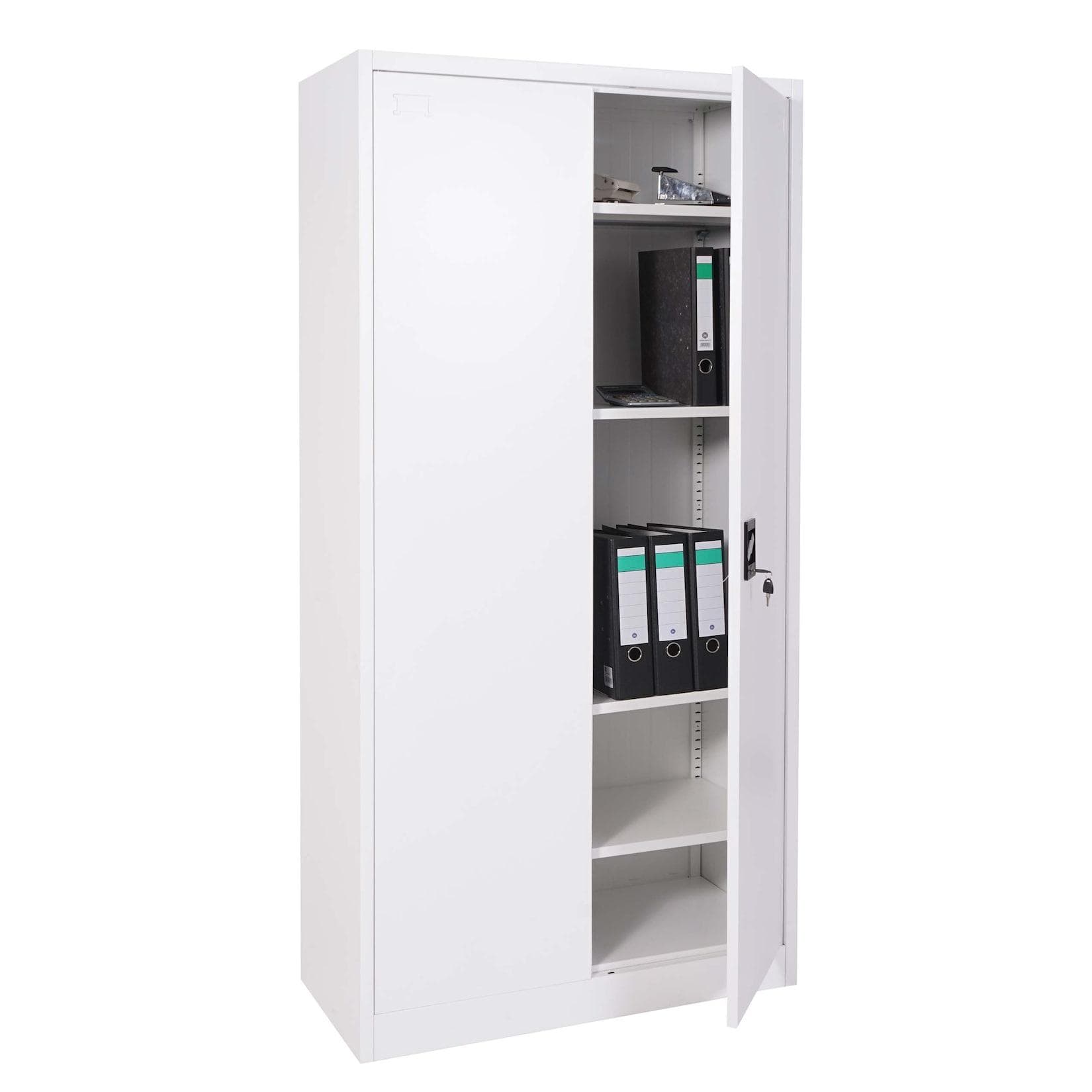 Aktenschrank MCW-H17 Stahlschrank Büroschrank Metall