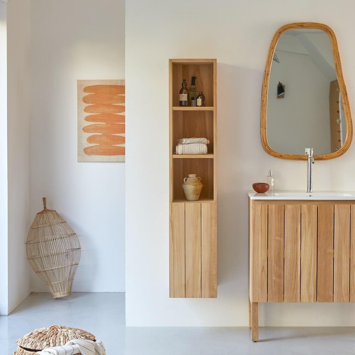 Tikamoon Schrank aus Teakholz 150 Jill Modern
