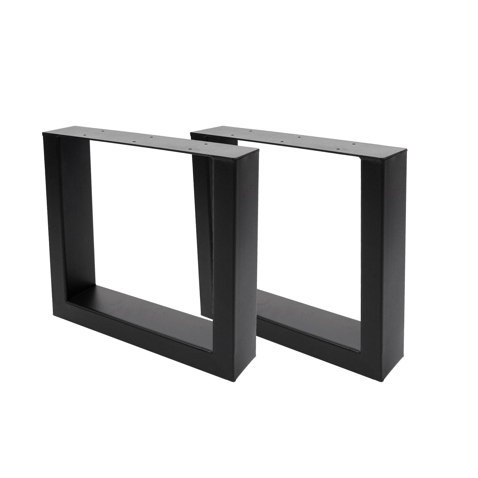MCW 2er-Set Tischbein Industrial Schwarz für Couchtisch & Sitzbank