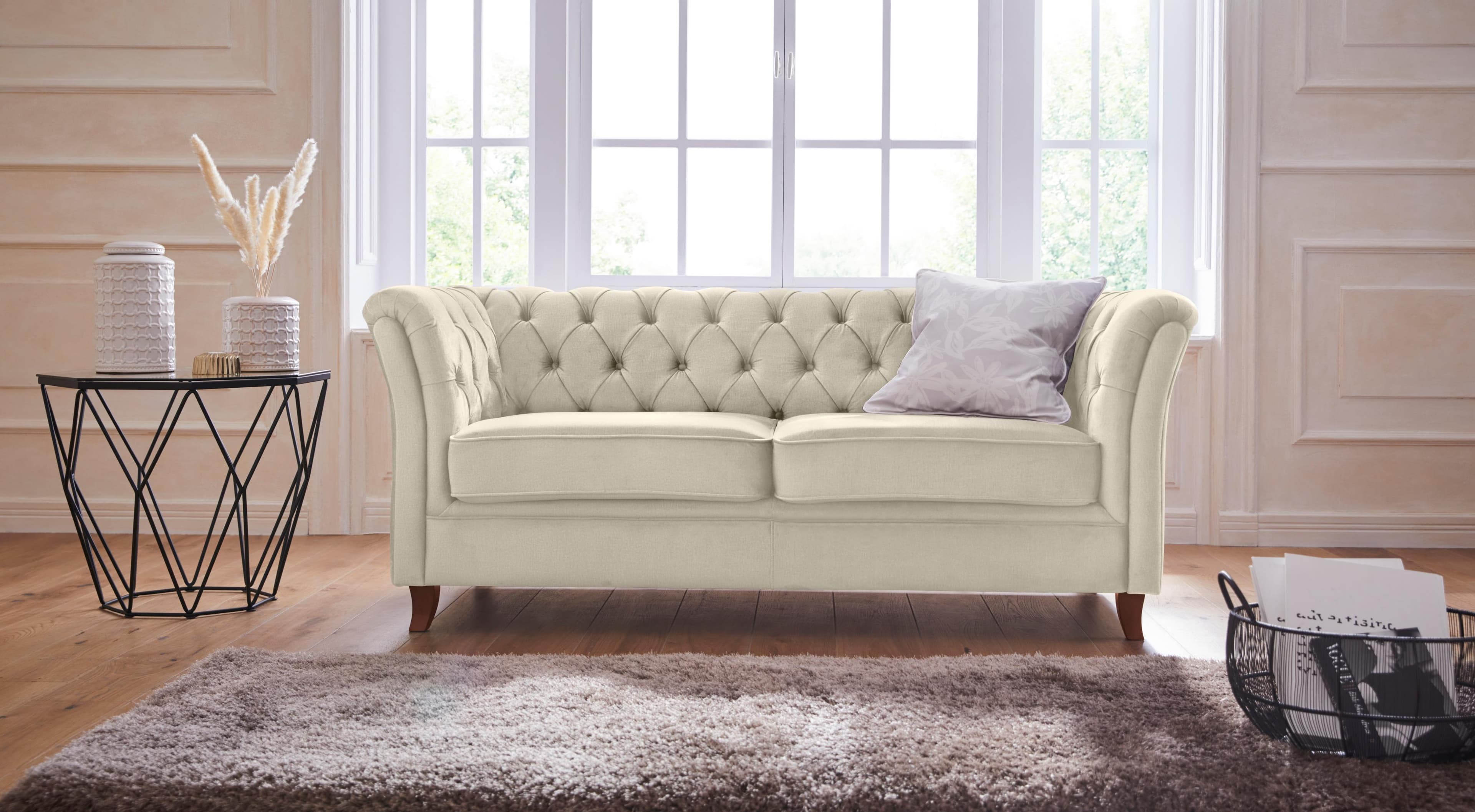 Home Affaire Chesterfield Sofa Reims mit Knopfheftung