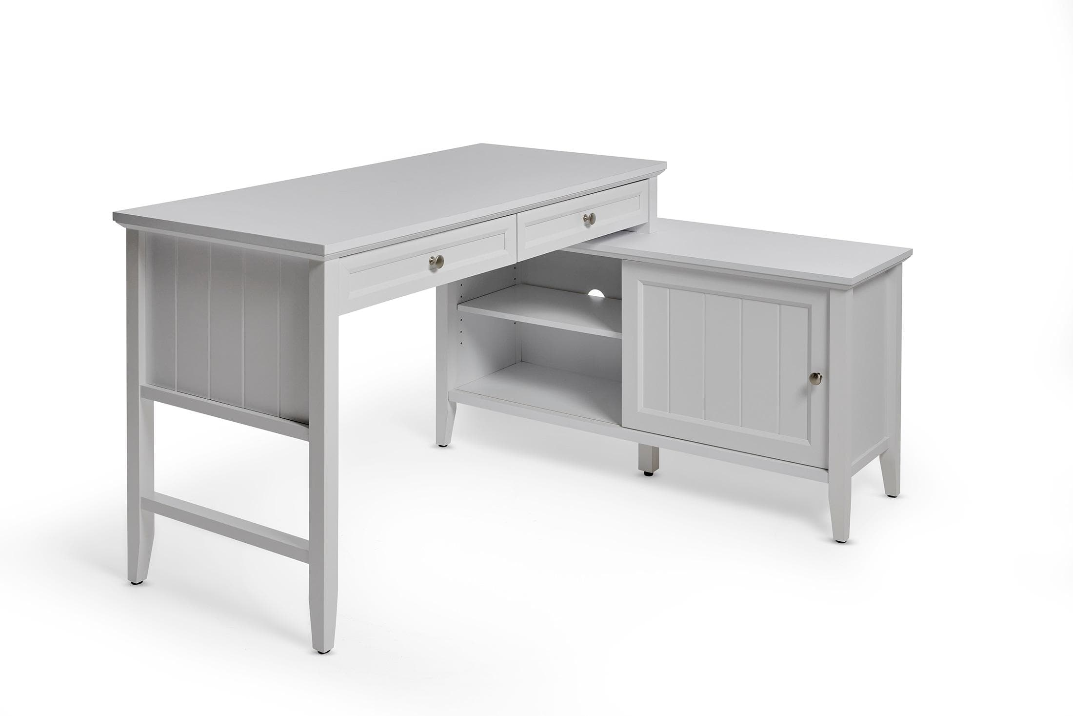 Eckschreibtisch JAHNKE CLASSIC C 145 E Weiß