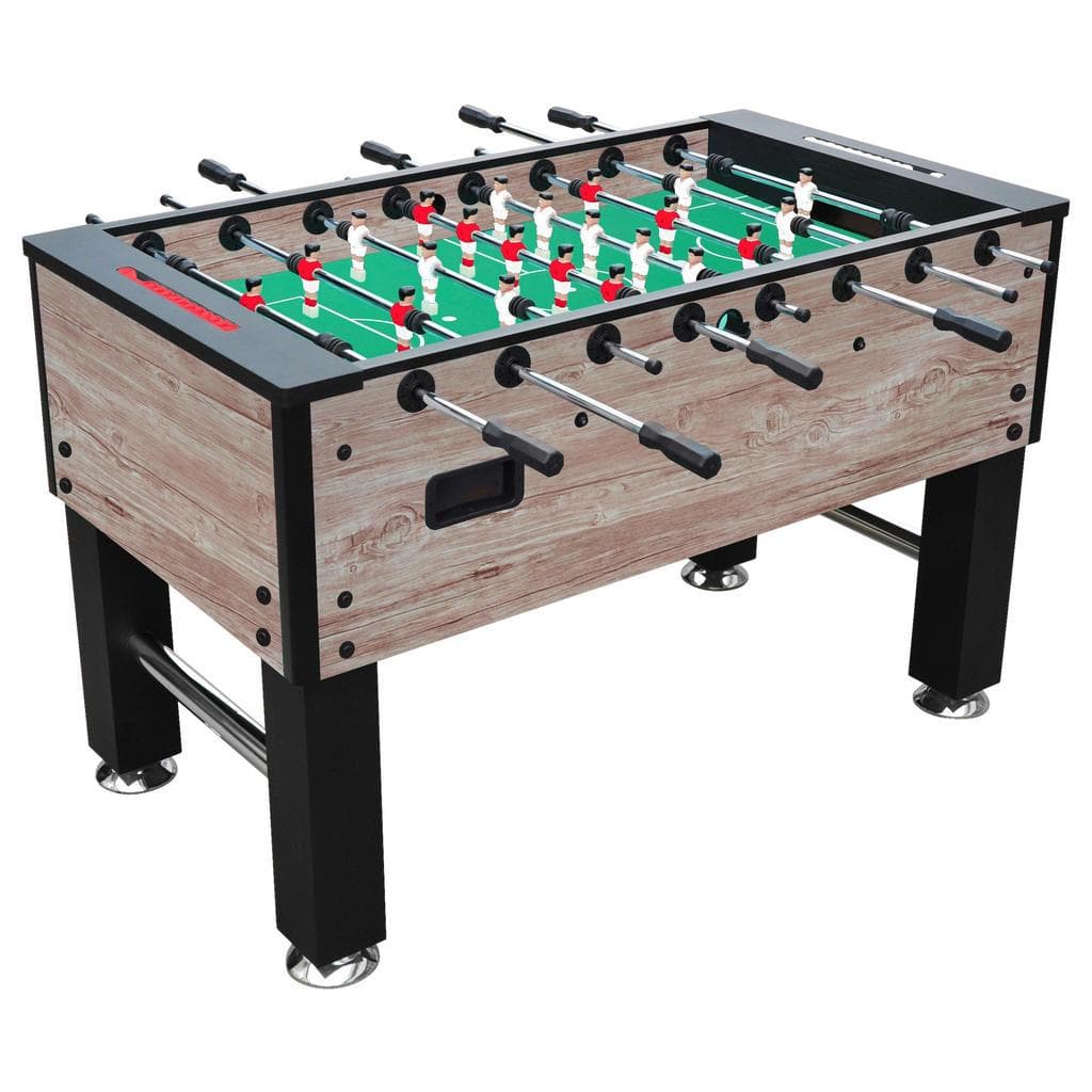 Atrigo Tischkicker Braun Schwarz Metall Kunststoff Holzwerkstoff