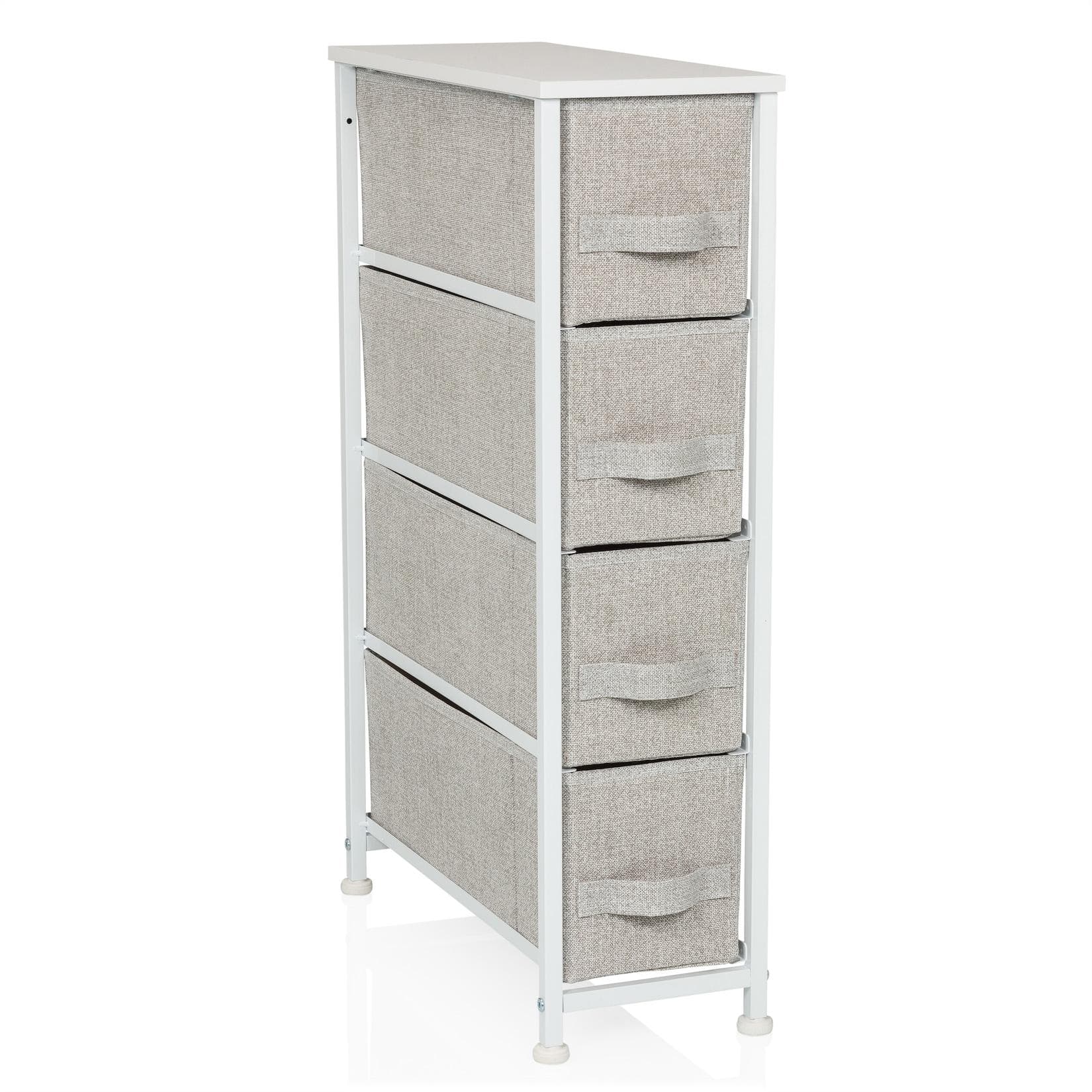 hjh LIVING FOLDRESS S Sideboard: Platzsparende Schubladenkommode mit Stoff-Schubladen