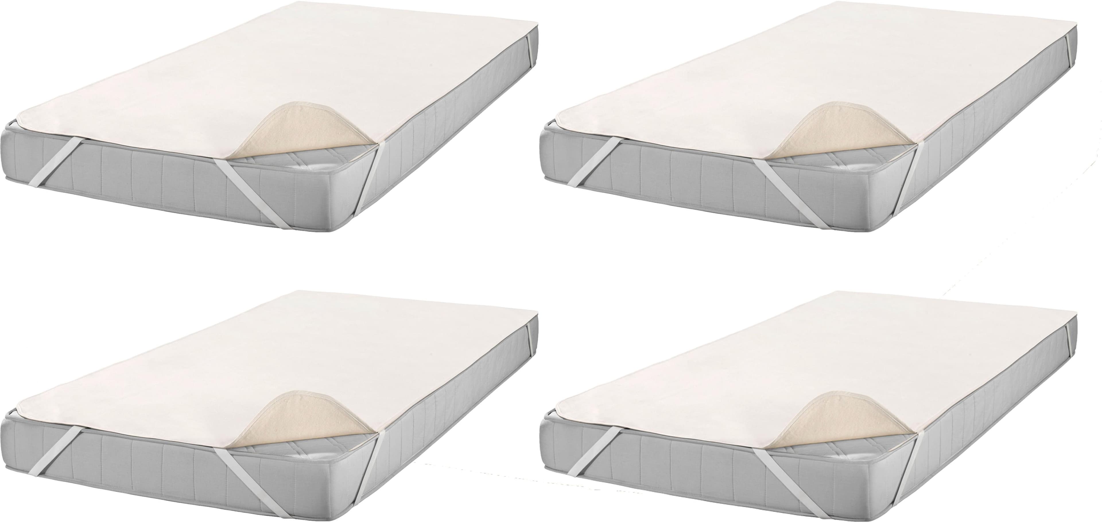 SETEX Matratzenauflage Molton Spann 100% Baumwolle Beige