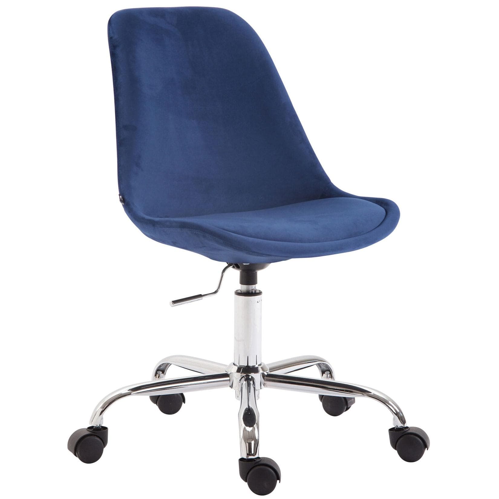 TPFLiving Bürostuhl Toulon Samt Creme Ergonomisch