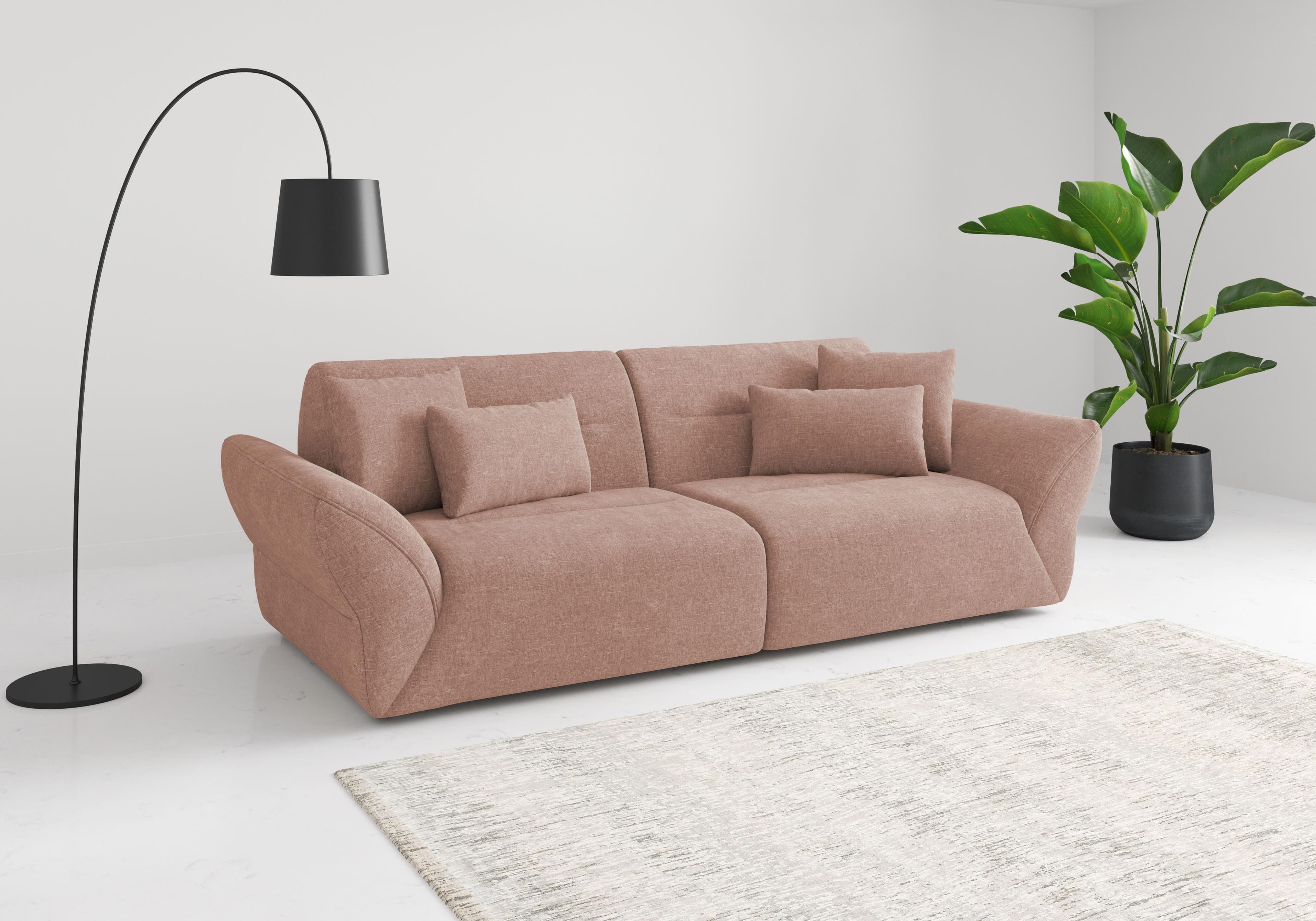 Sit & More Big-Sofa Dali Rosa 300 cm Breite