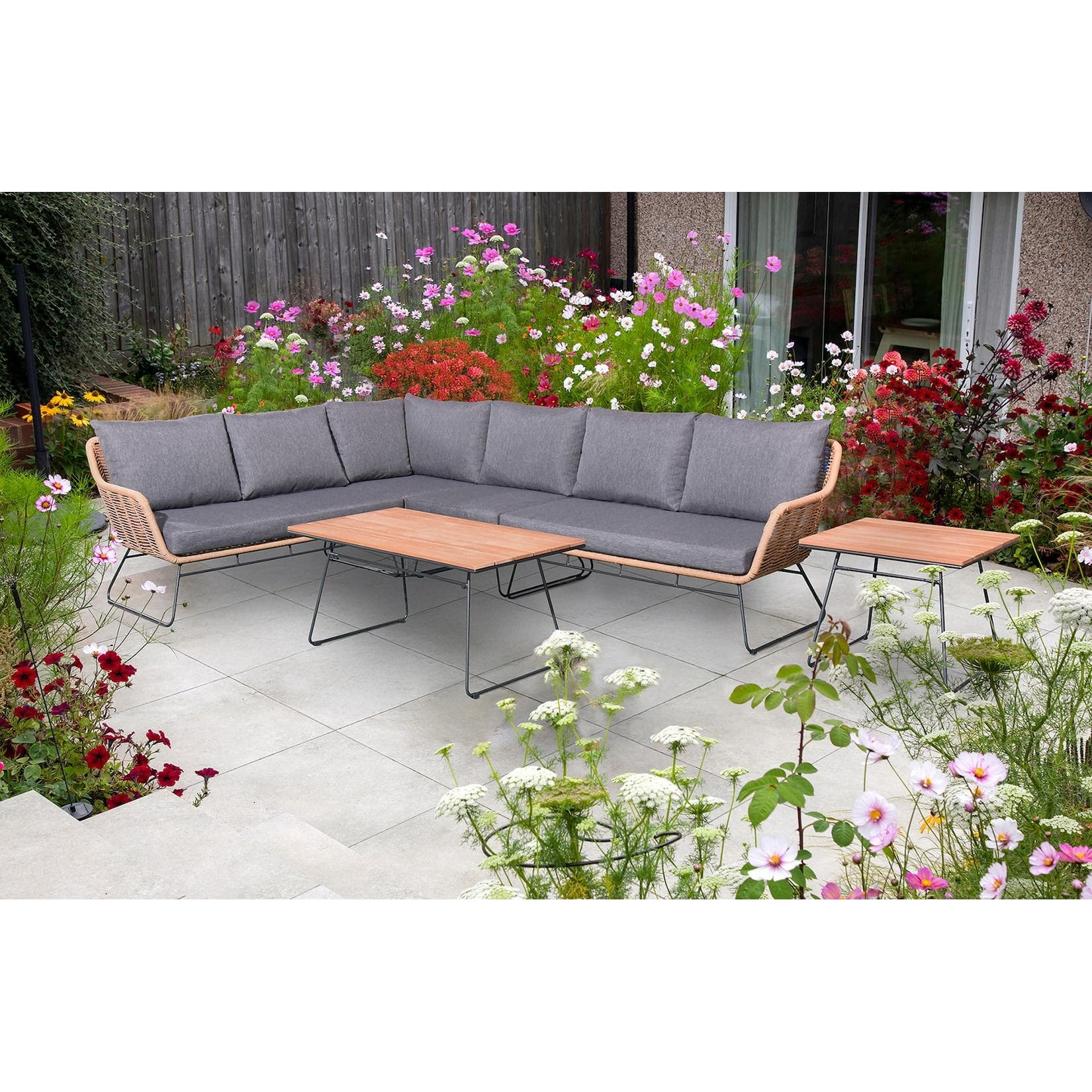 bellavista - Home & Garden® Lounge »Montreux« 4-teilig Polyrattan