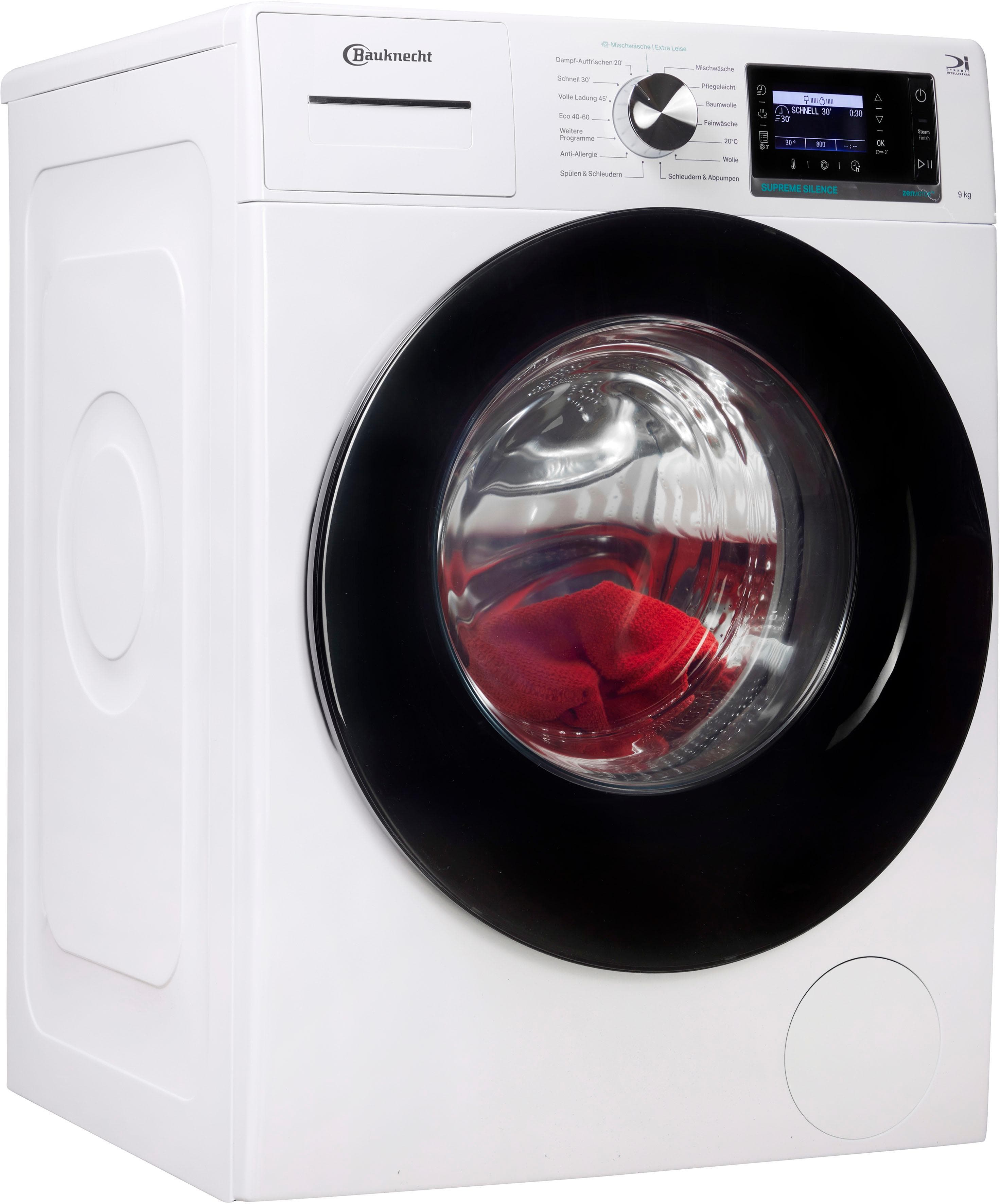 BAUKNECHT Waschmaschine B6R 98E SILENCE DE 9 kg weiß