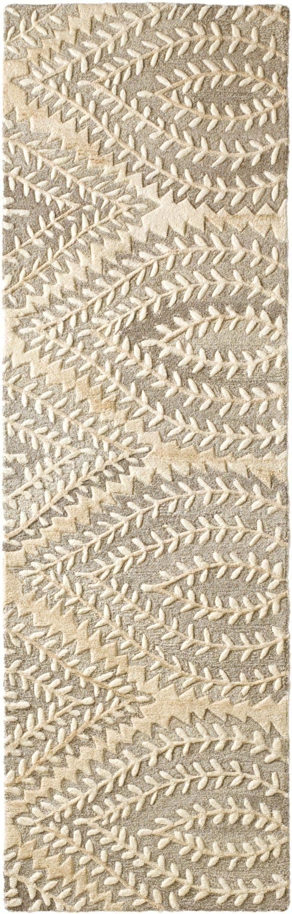HEINE HOME Gr. 5 Teppich Grau/Beige Hochflor