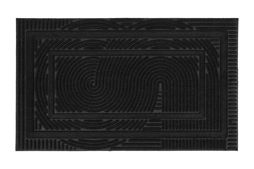 Fußmatte GRAPHIC PROMO Schwarz Polypropylen