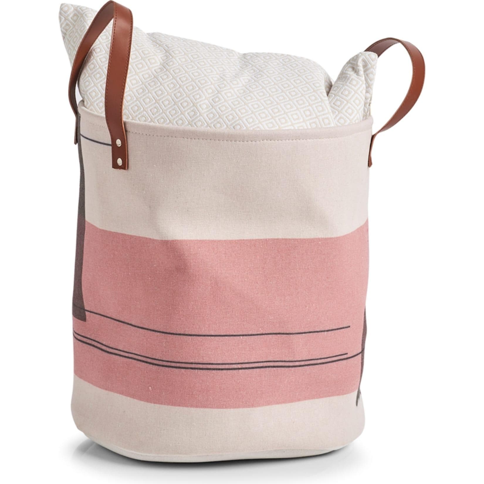 HTI-Living Aufbewahrungsbox Leinenkorb mit 2 Griffen