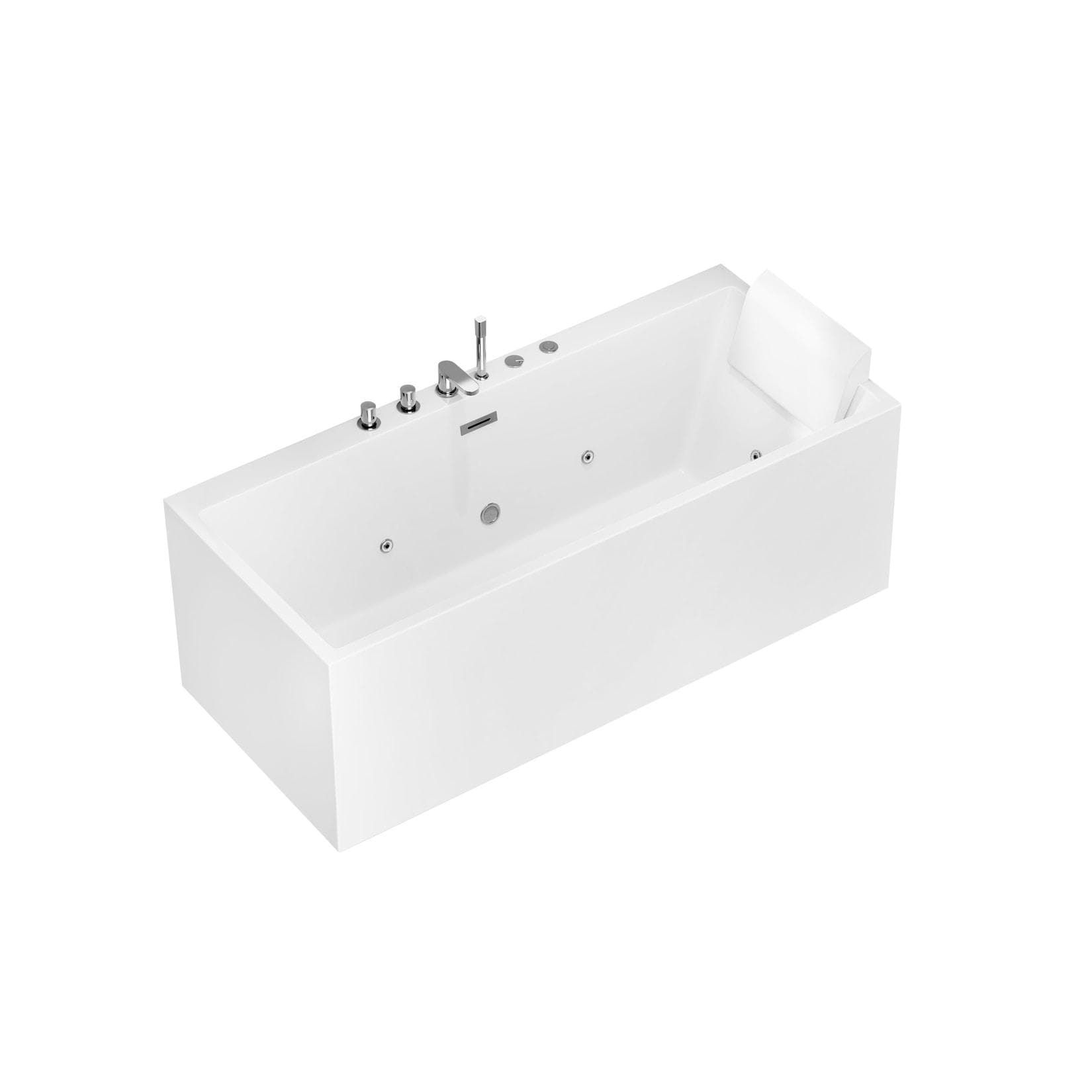 HOME DELUXE Whirlpoolbadewanne AMBER 170 x 58 x 80 cm