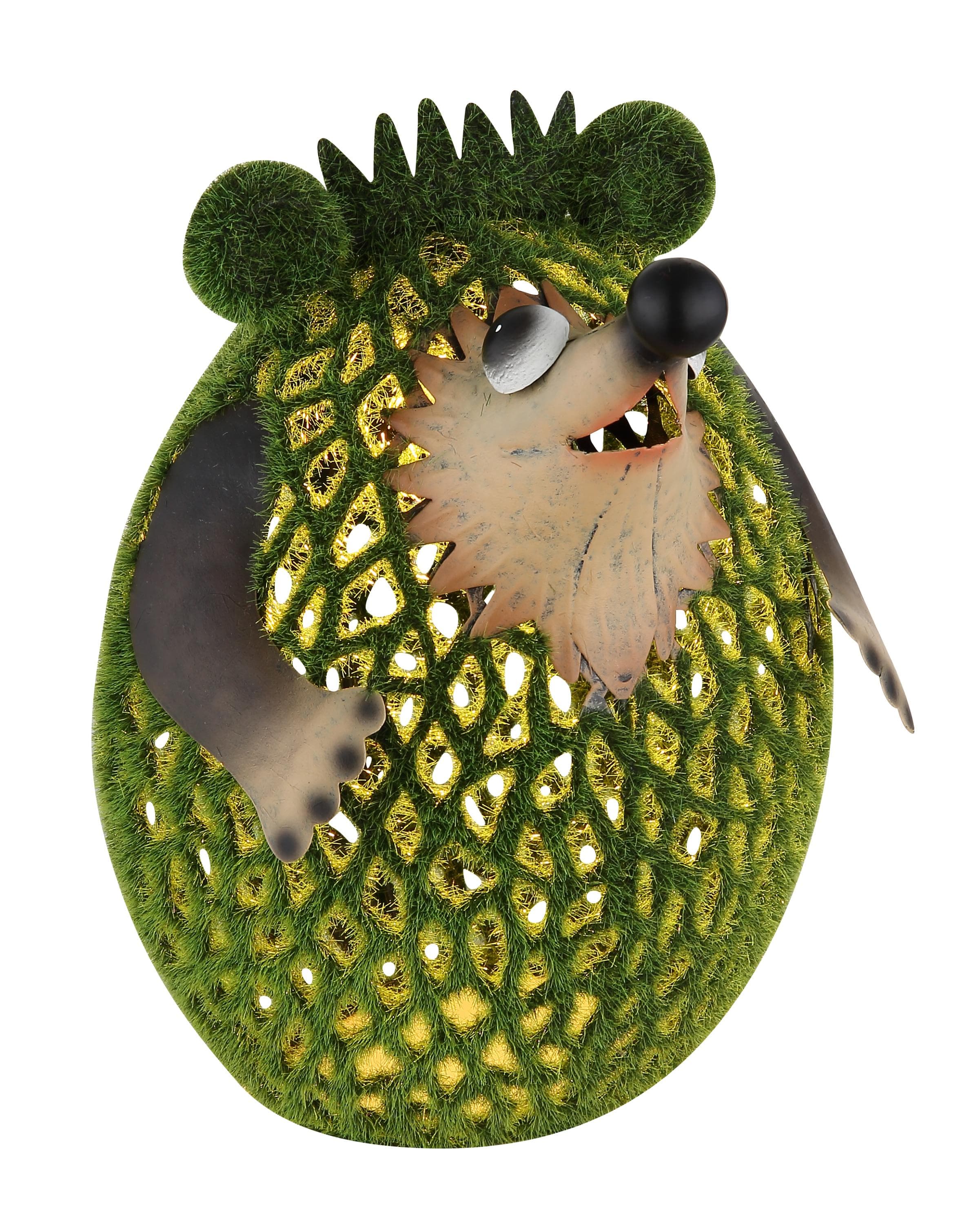 GLOBO LIGHTING LED Solarleuchte Igel Gartendeko Außenleuchte Warmweiß