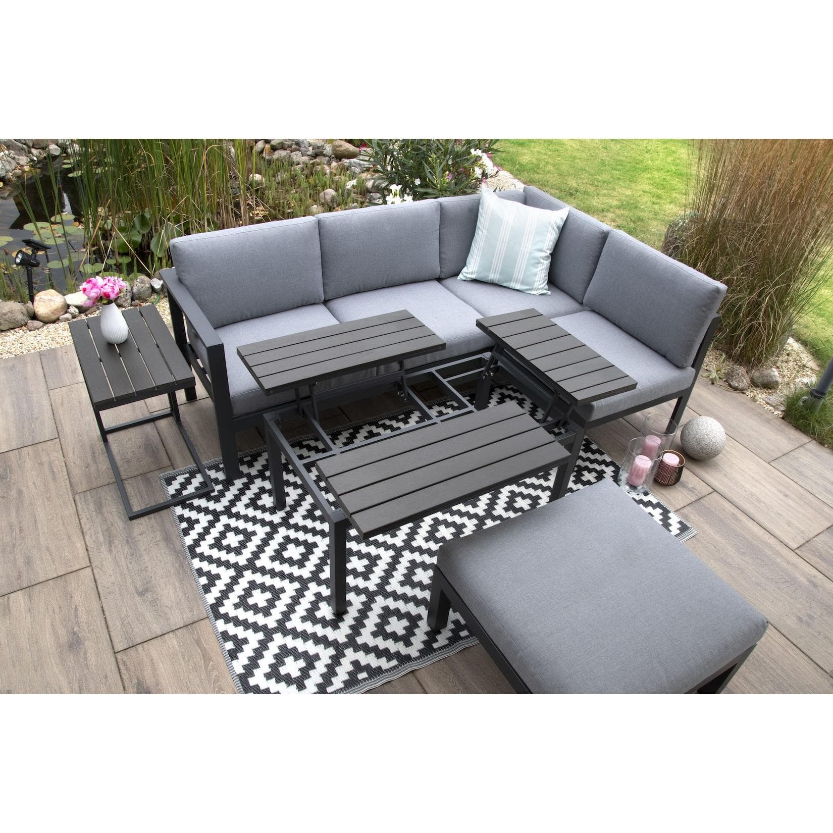 bellavista - Home & Garden® Alu-Lounge »Braga« inkl. Sitz- und Rückenkissen