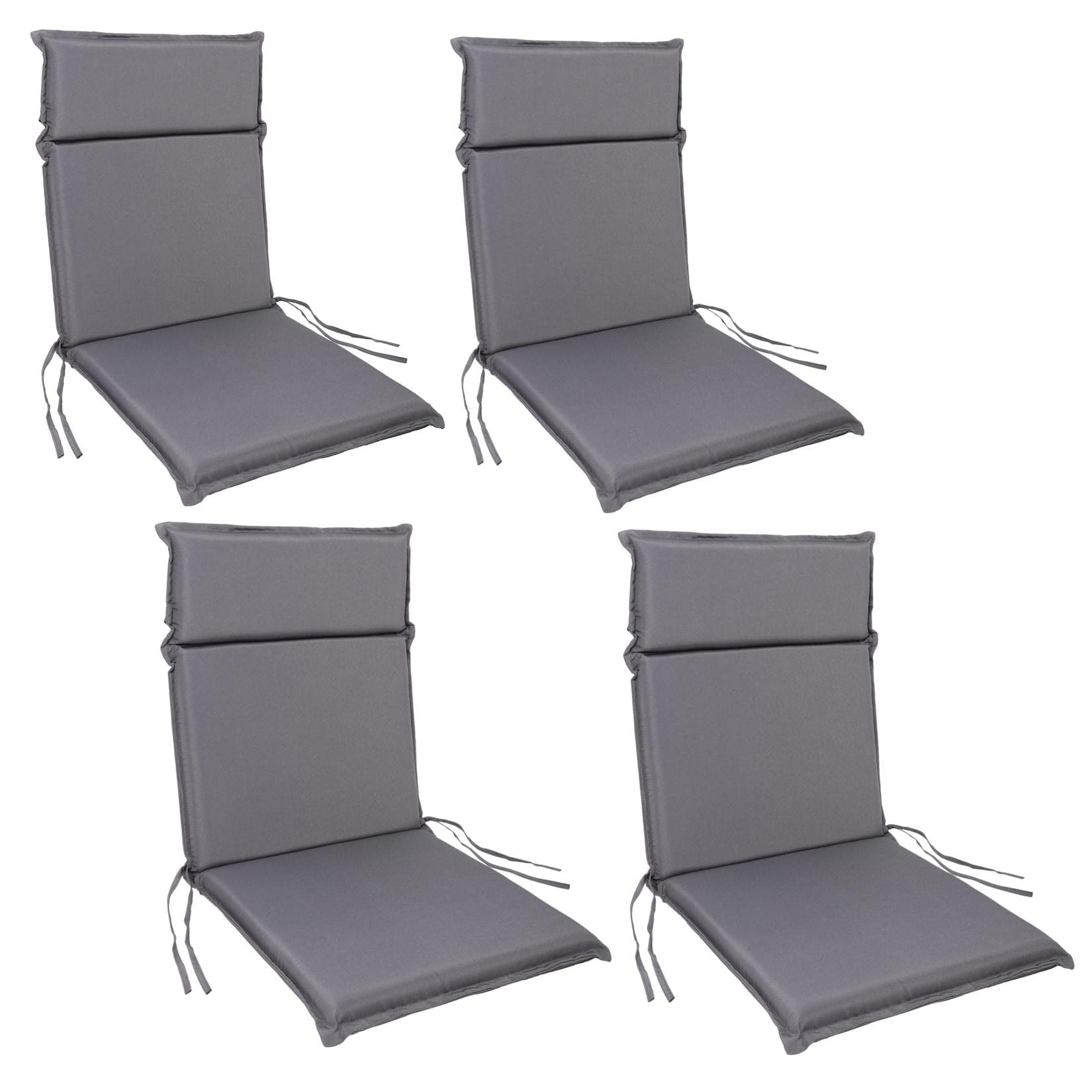 Albatros International Stuhlkissen Anthrazit Outdoor Sitzpolster