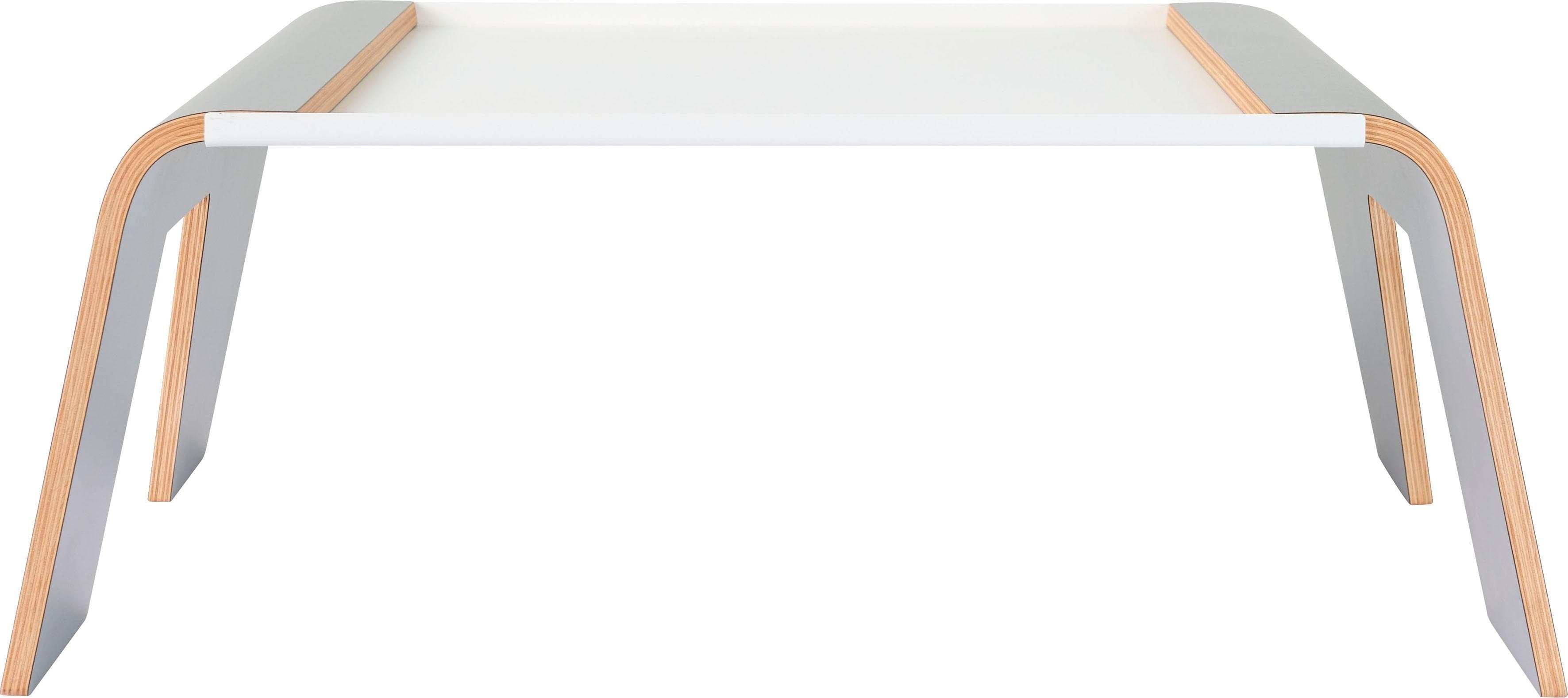 Laptoptisch TOJO praktisch grau/weiß