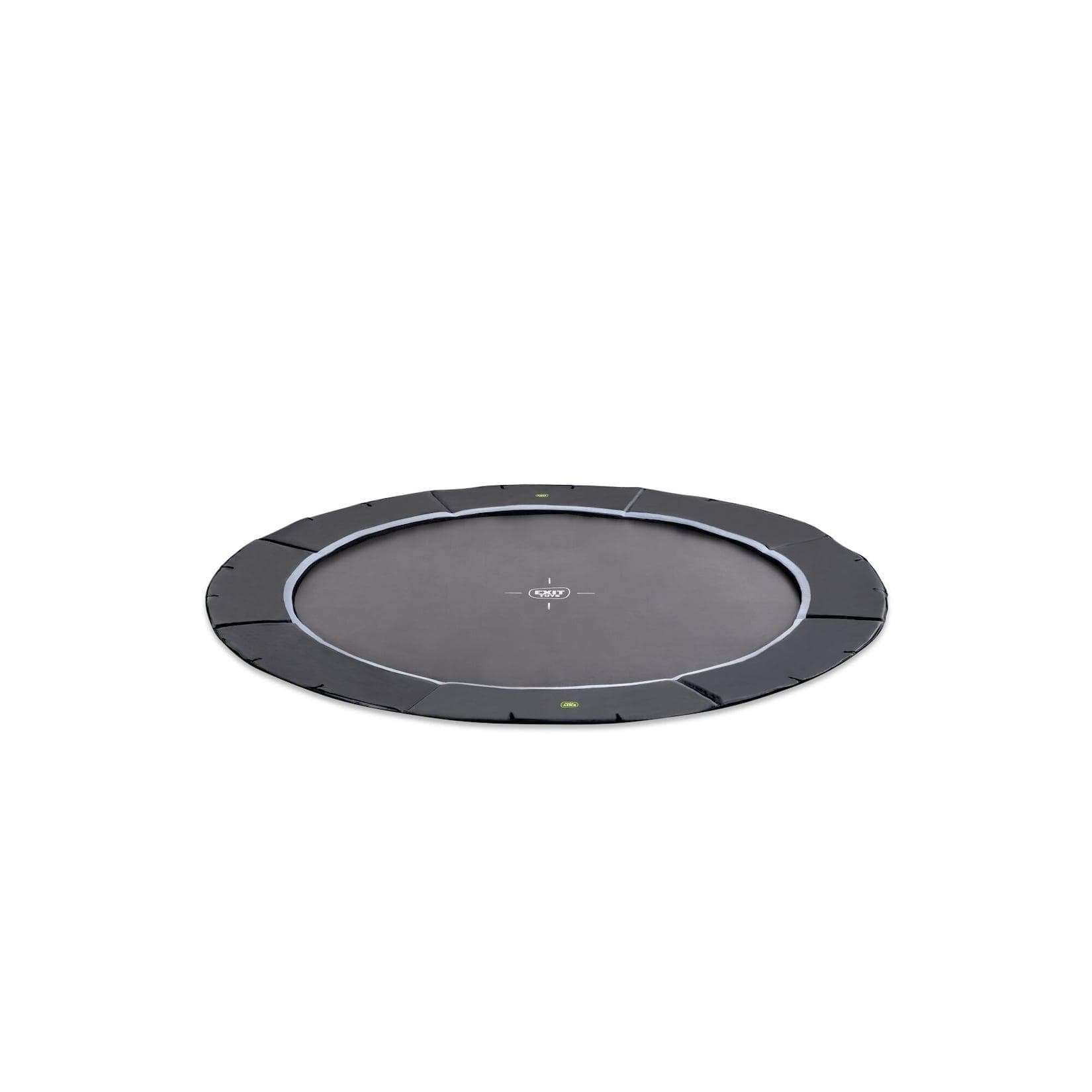 EXIT Dynamic Bodentrampolin Schwarz 366cm Ebenerdig