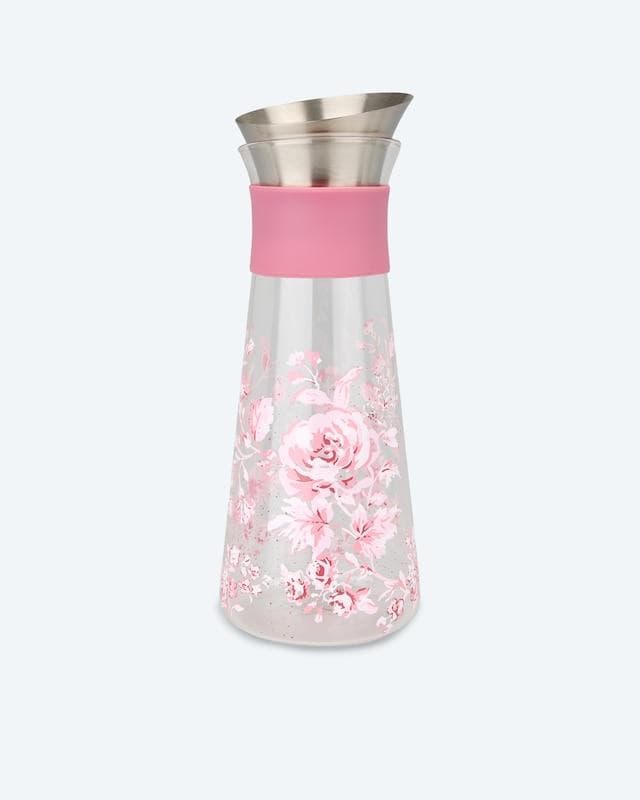 Wasserkaraffe im Rosen-Design 1 Liter