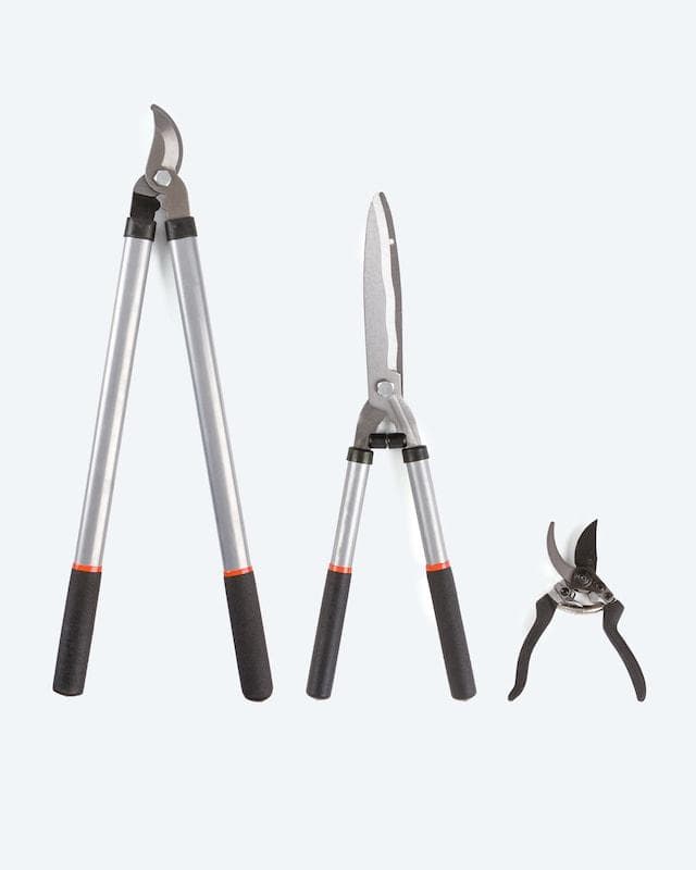 Kuders Astscheren-Set Silber-Schwarz