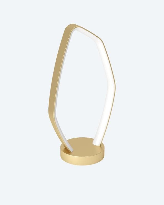 EGLO VALLEROSA Nachttischlampe: LED Metall Messing-gebürstet