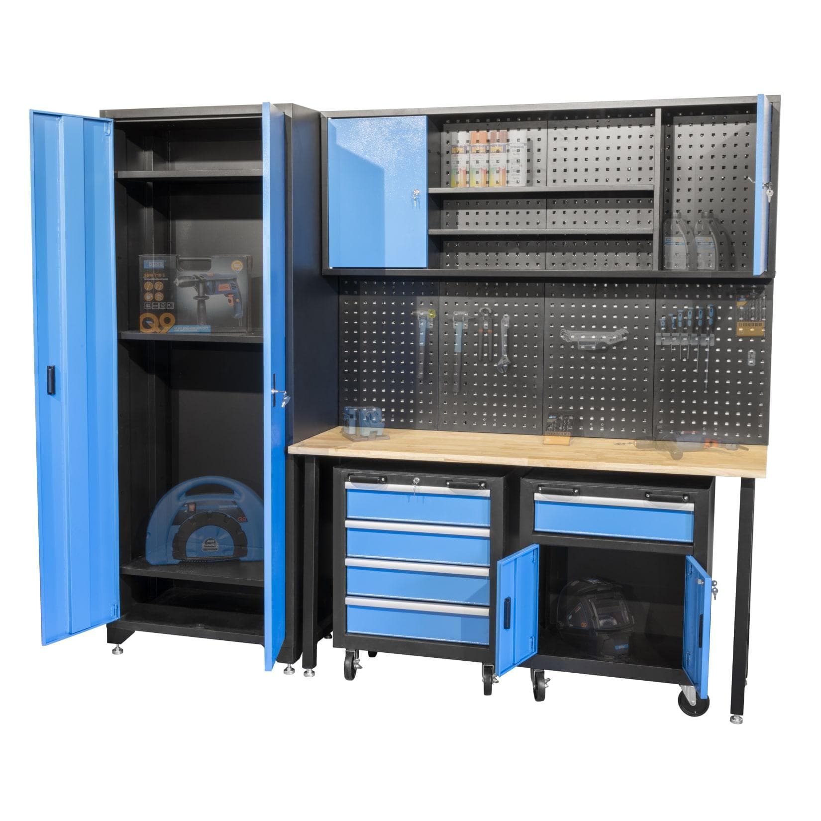 Güde Werkstatteinrichtungs-Set GWS 6-tlg. Grün/Schwarz