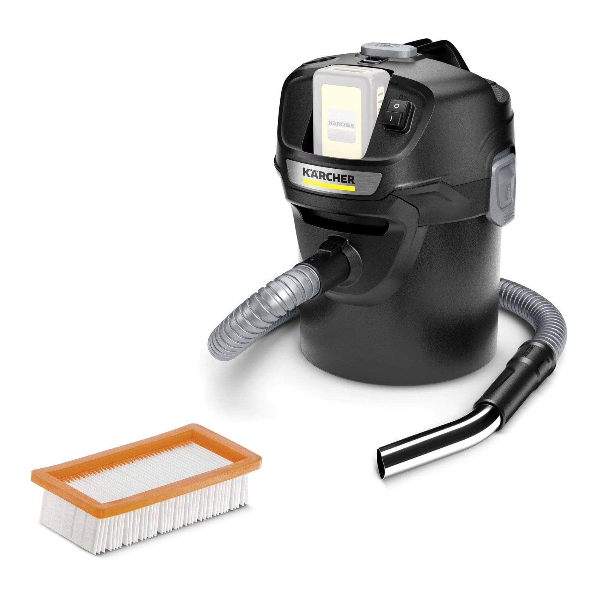 Kärcher Aschesauger AD2 Battery solo - Akku-Aschesauger Schwarz/Gelb