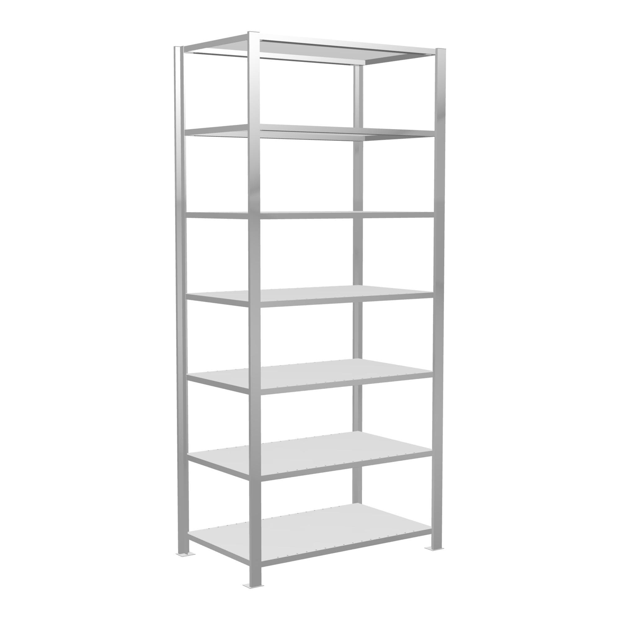 Schulte Grundregal Büro-Steckregal MULTIplus150 7 Fachböden