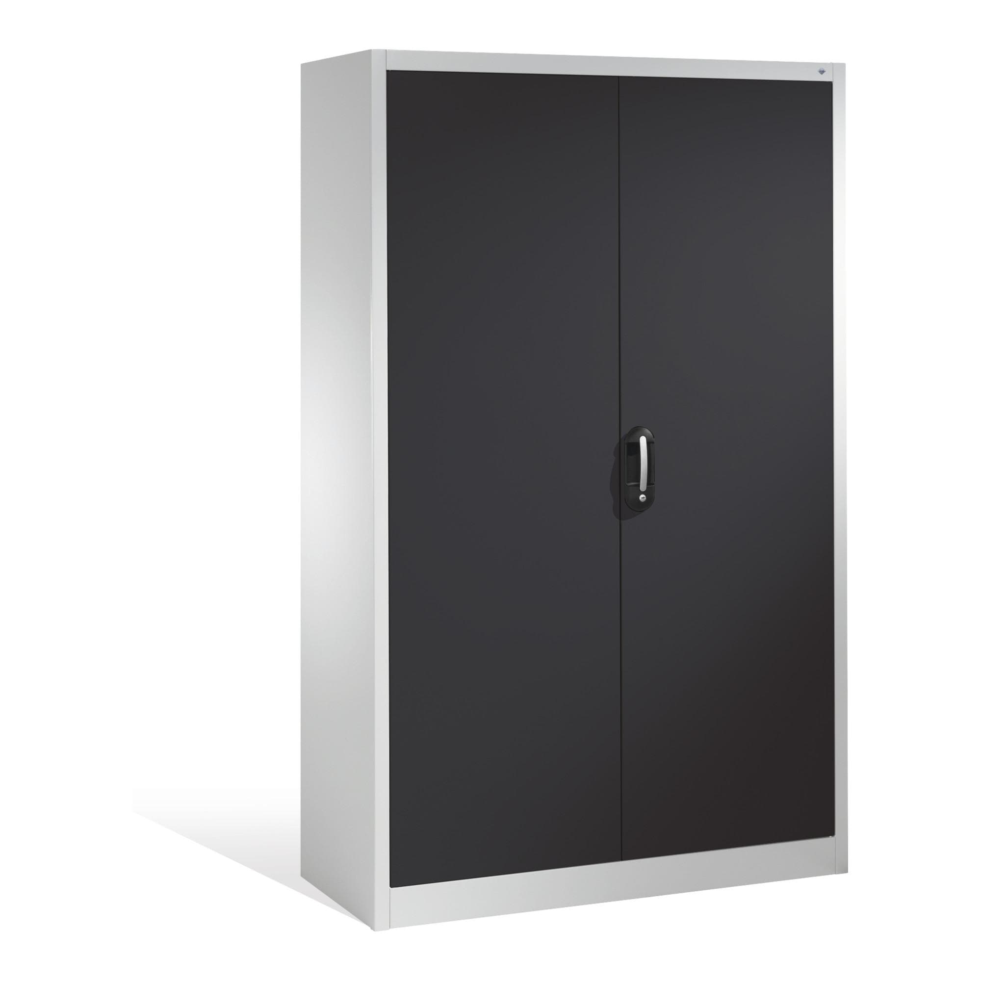 C+P Aktenschrank Acurado mit Drehtüren, 5 Ordnerhöhen, Schwarzgrau