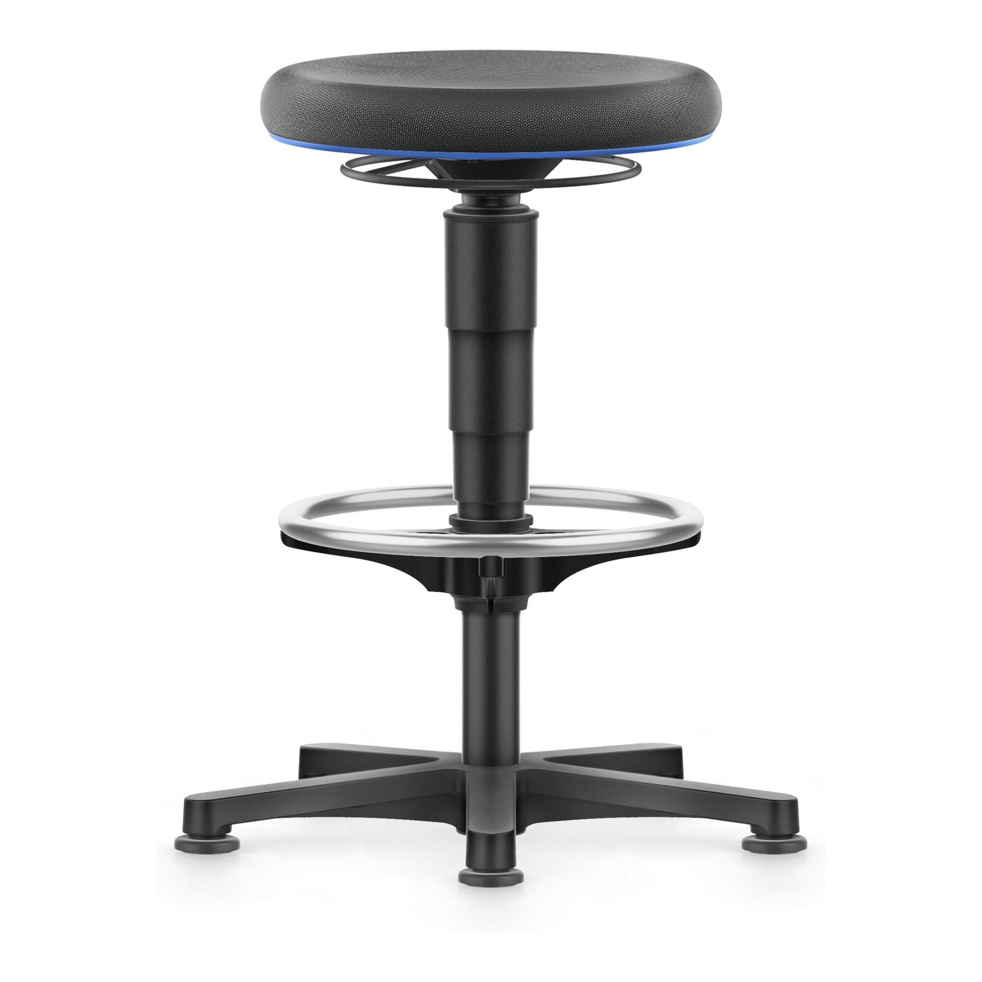 bimos Allround Hocker Supertec Schwarz Sitzhöhe Verstellbar