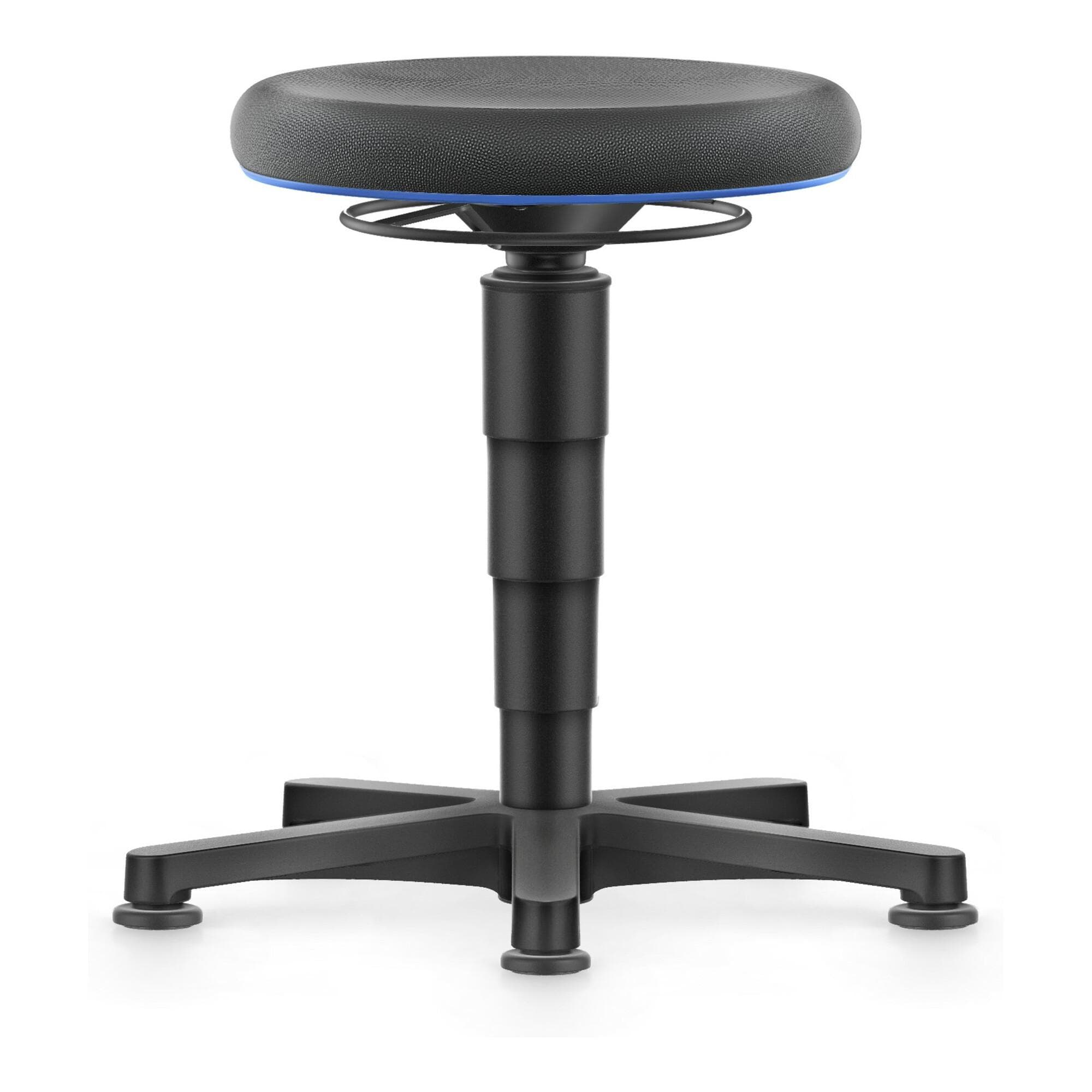 bimos Allround Hocker Supertec Schwarz Sitzhöhenverstellung 450-650 mm