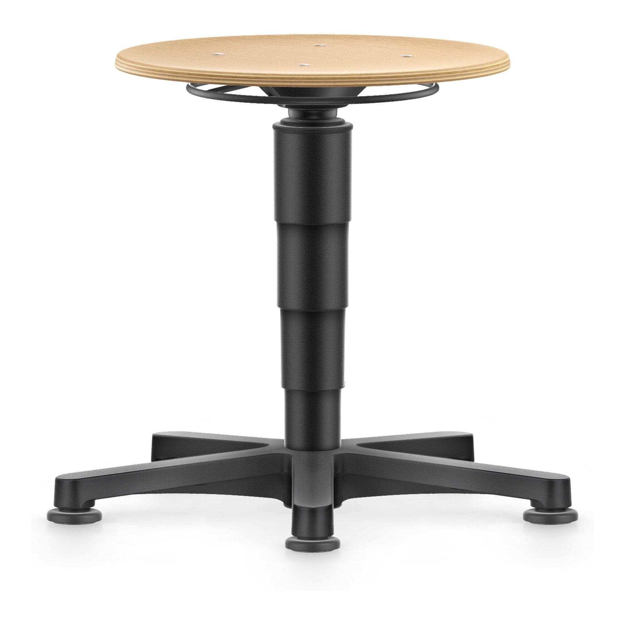 bimos Allround Hocker mit Gleiter, Holz, Sitzhöhe 450-650 mm