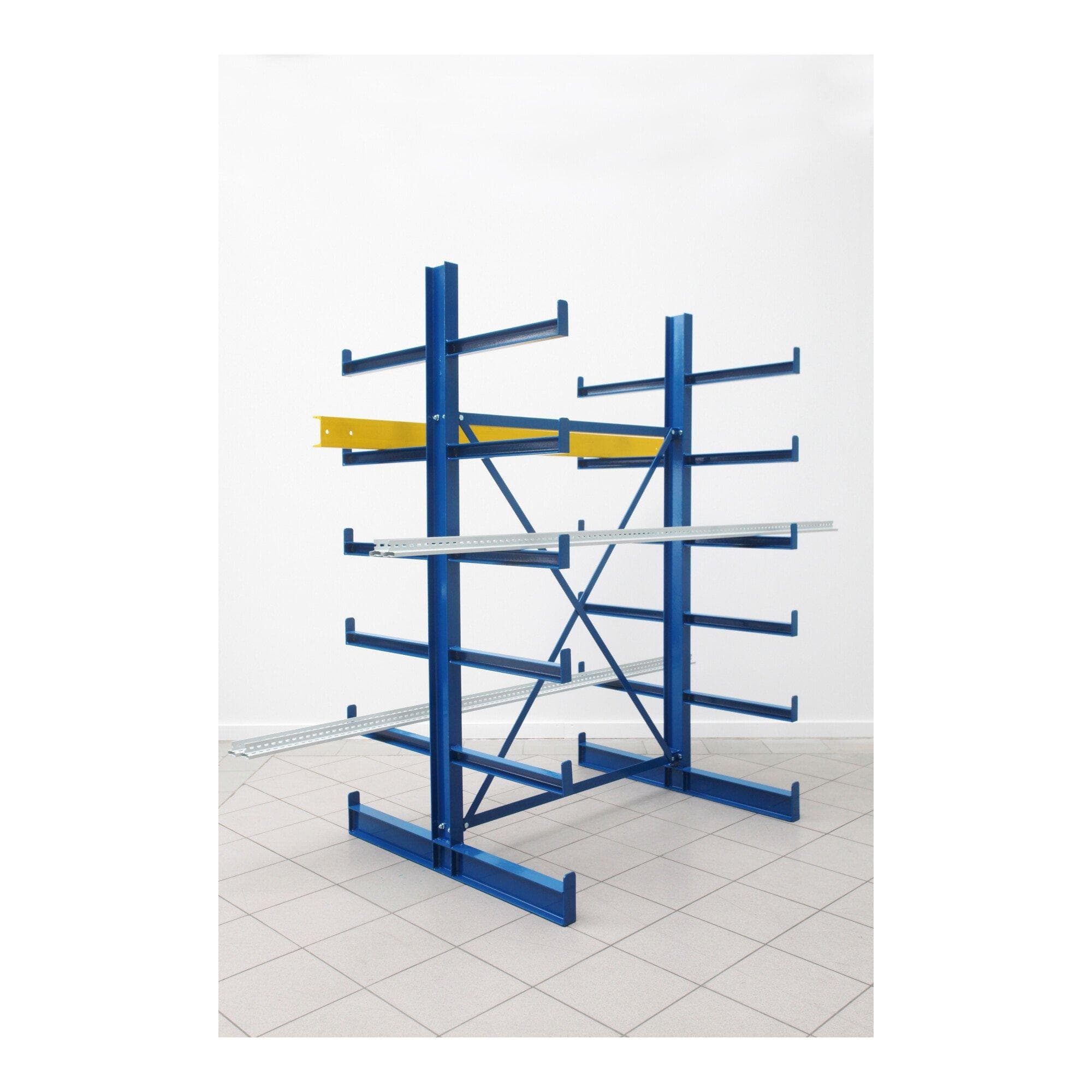 Regalwerk KARL Kragarmregal Enzianblau