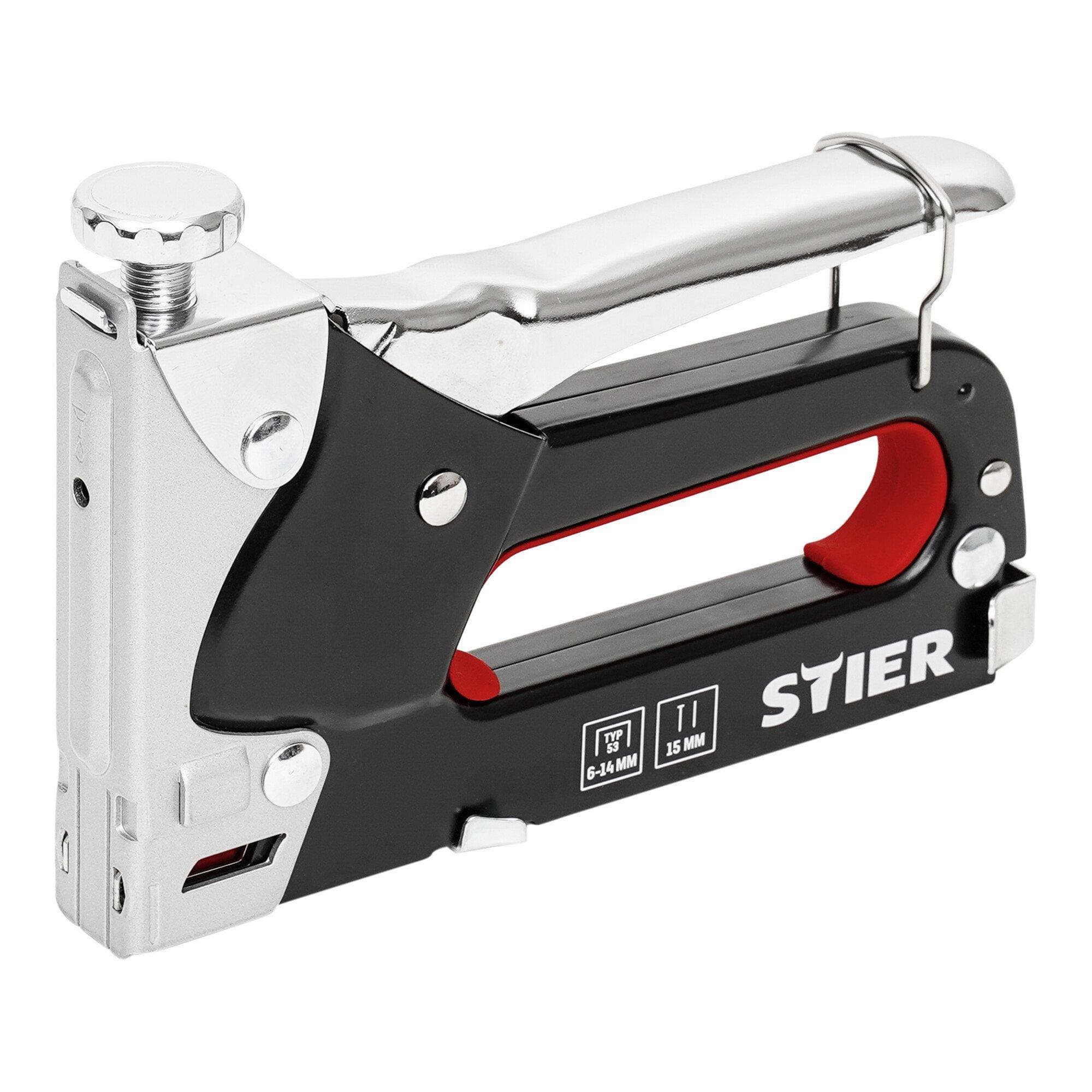 STIER Kombi-Handtacker KHT-100 3 in 1 + 300 Klammern Typ 53