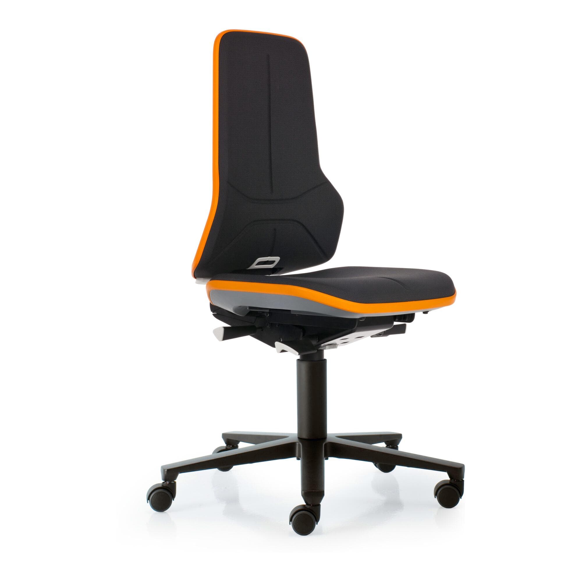 bimos Neon Arbeitsdrehstuhl Supertec Flexband Orange Permanentkontakt
