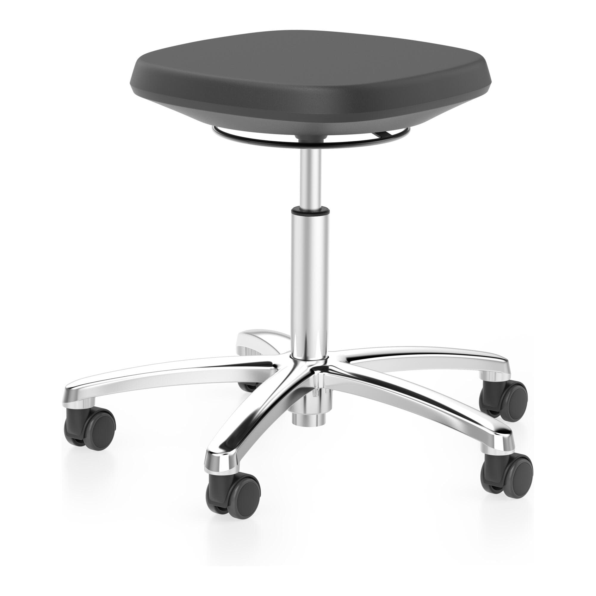 bimos Industrie- und Laborhocker Labsit mit Rollen PU-Schaum