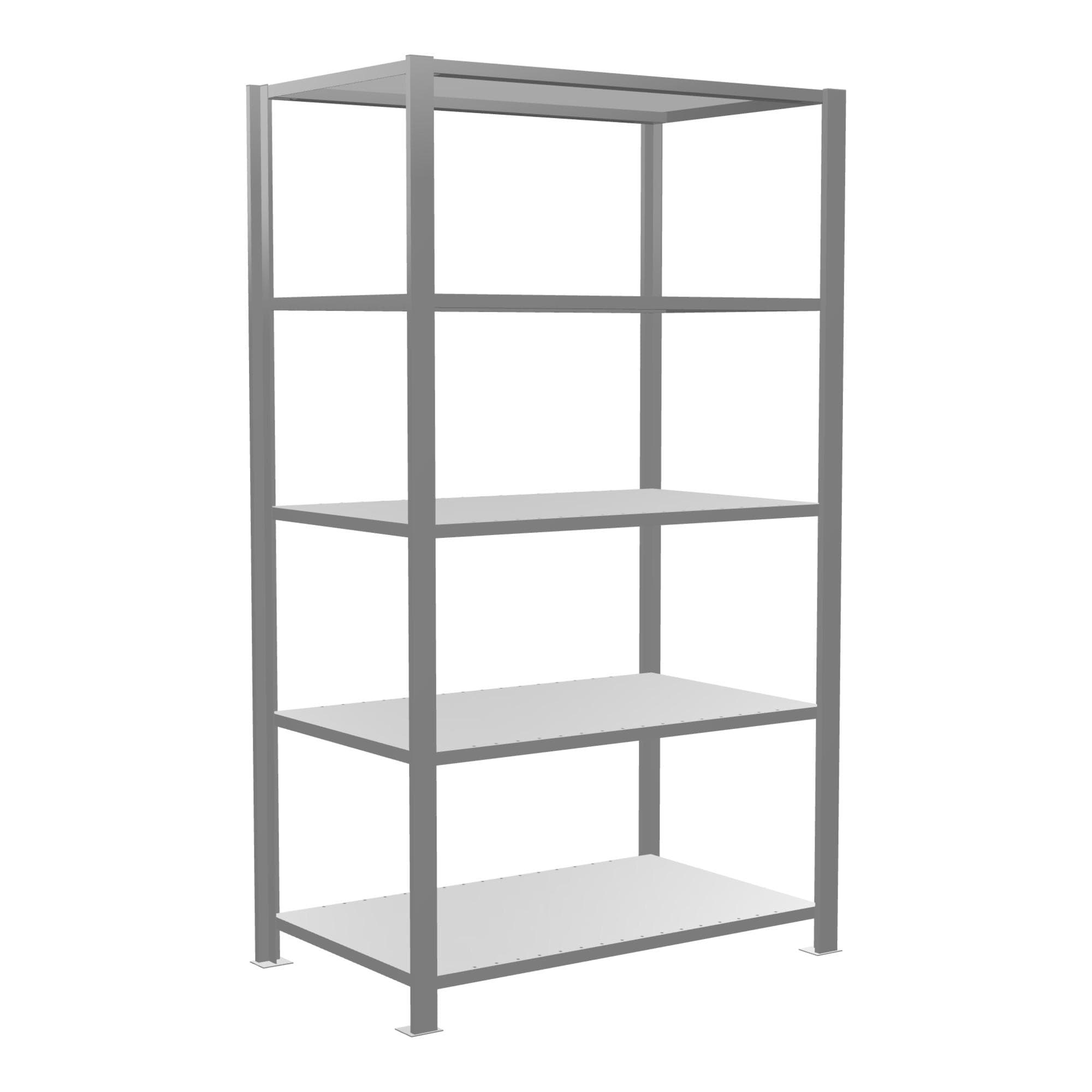 Schulte Grundregal Büro-Steckregal MULTplus150 5 Fachböden