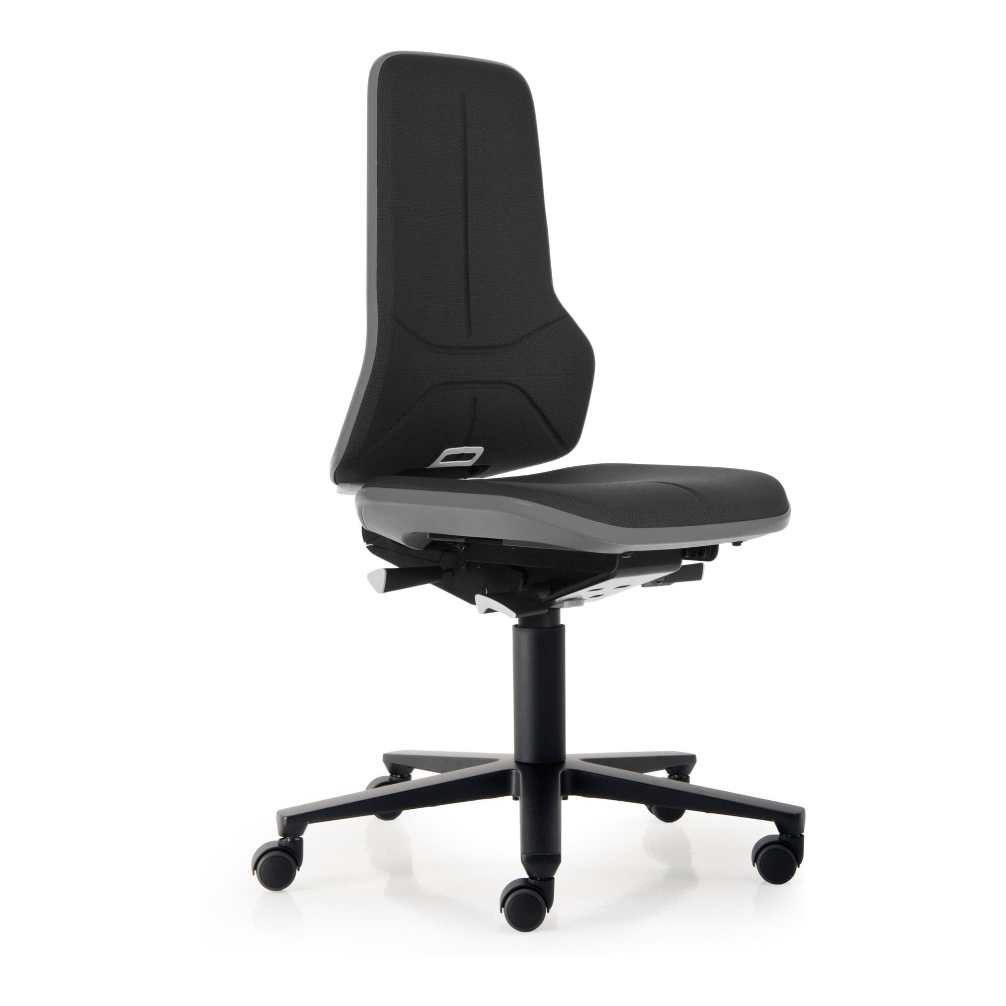 bimos Neon Arbeitsdrehstuhl mit Rollen Supertec Flexband grau