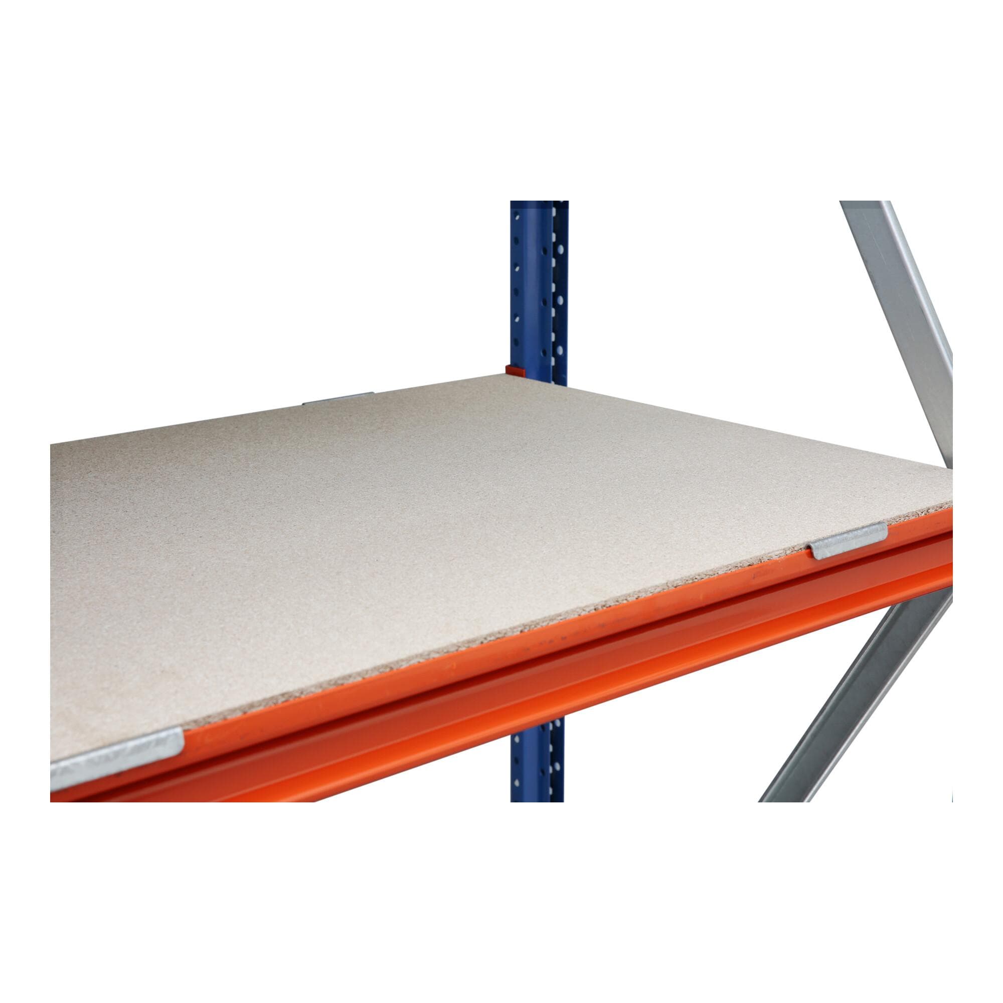 Regalwerk EMMA-Zusatzebene Holz 2700x800 mm Z-Profil 99x30 mm RAL 2004