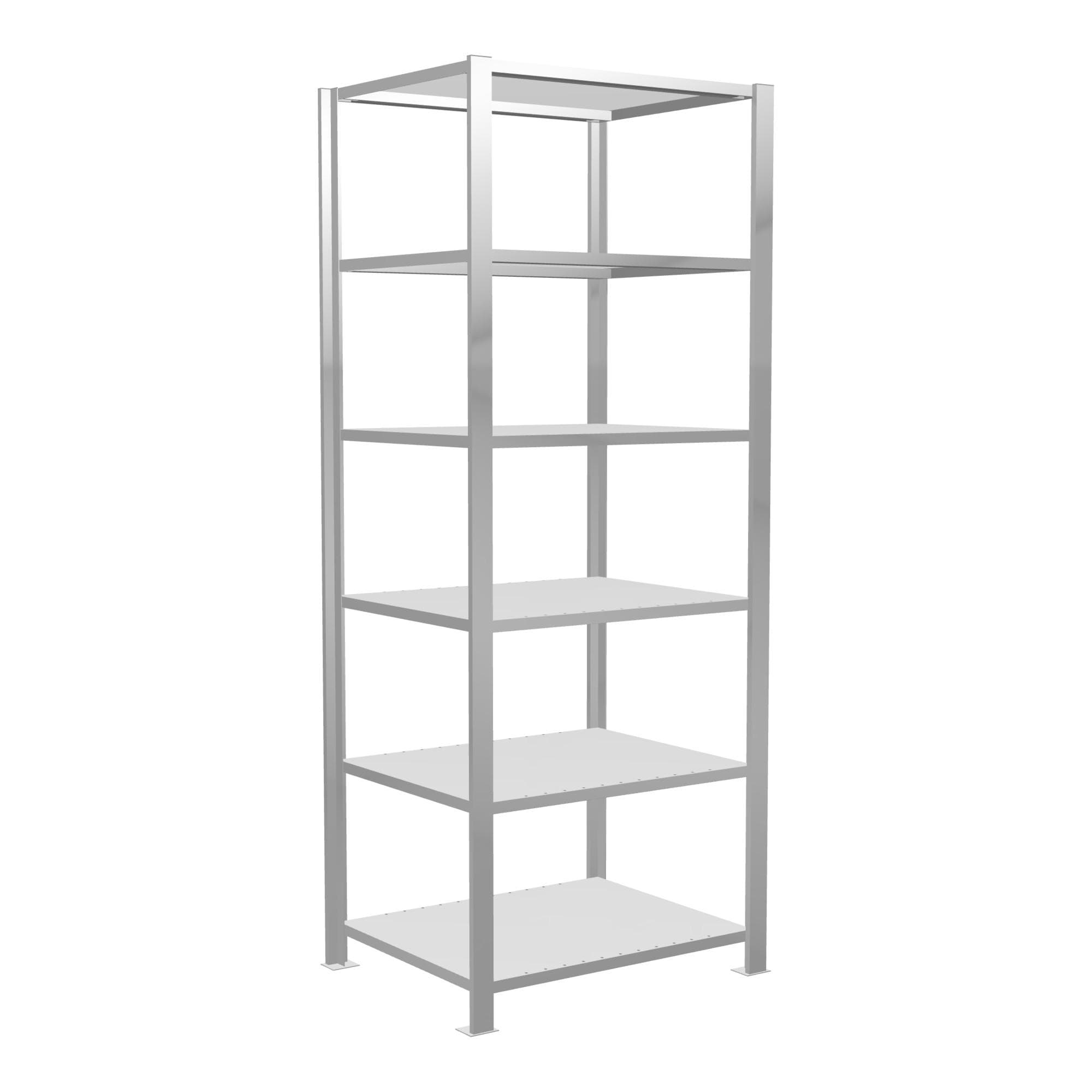 Schulte Grundregal Büro-Steckregal MULTIplus150 6 Fachböden Längenriegel