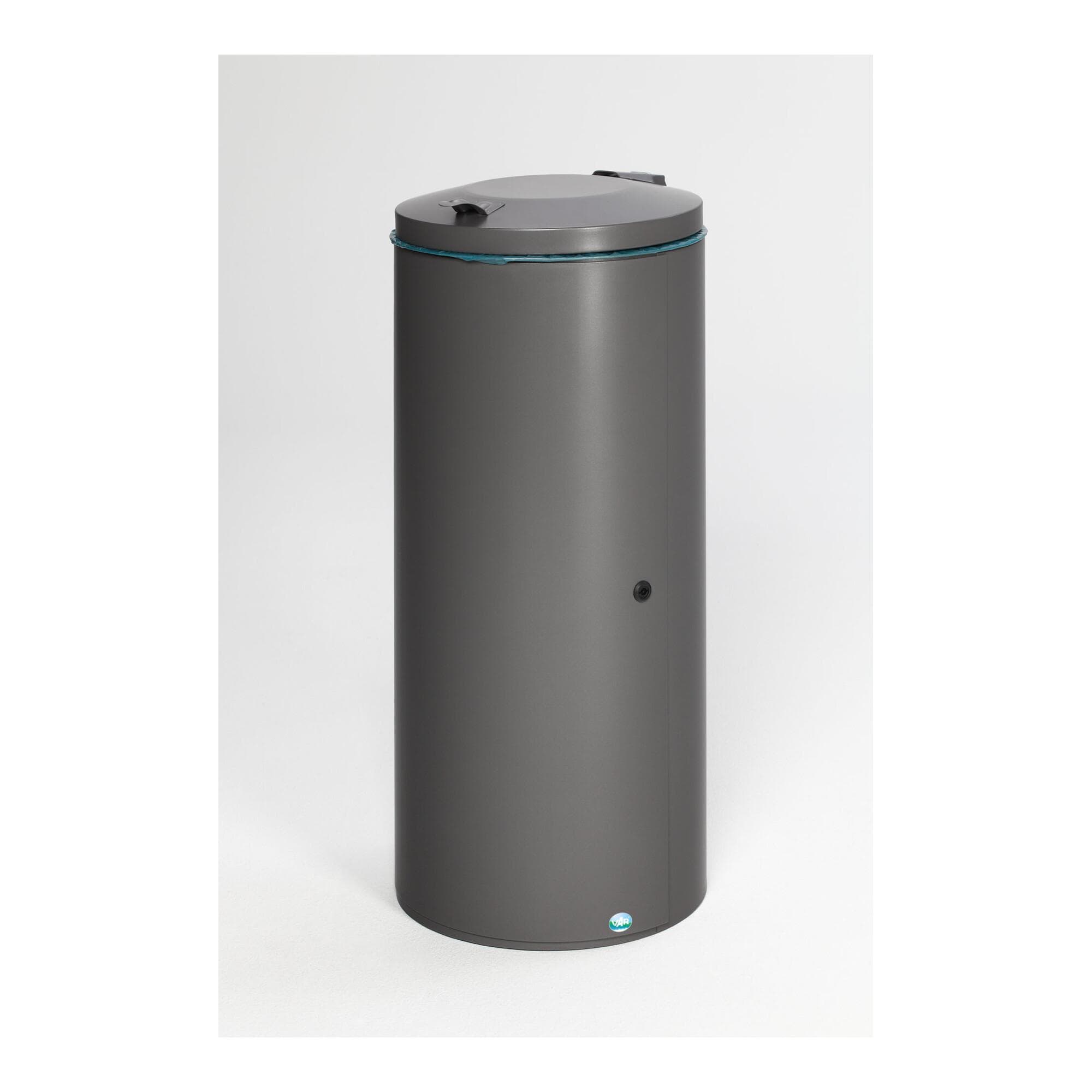 VAR Abfallsammler 120 ltr. mit Einflügeltür und Doppelbart-Schloss