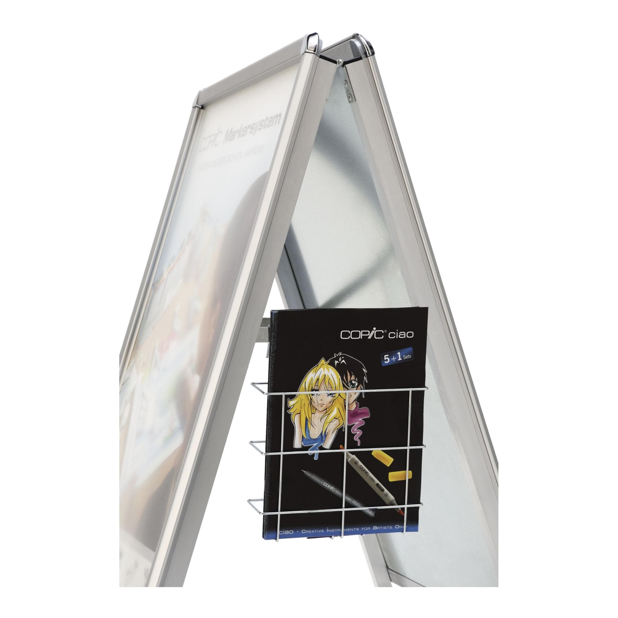 Magnetoplan Drahthängekorb für Prospekte A4