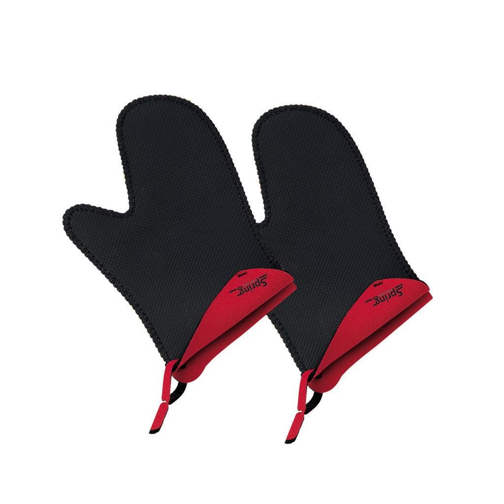 Spring Topfhandschuhe Rot: Thermoresistente Handschuhe für Kochen und Backen
