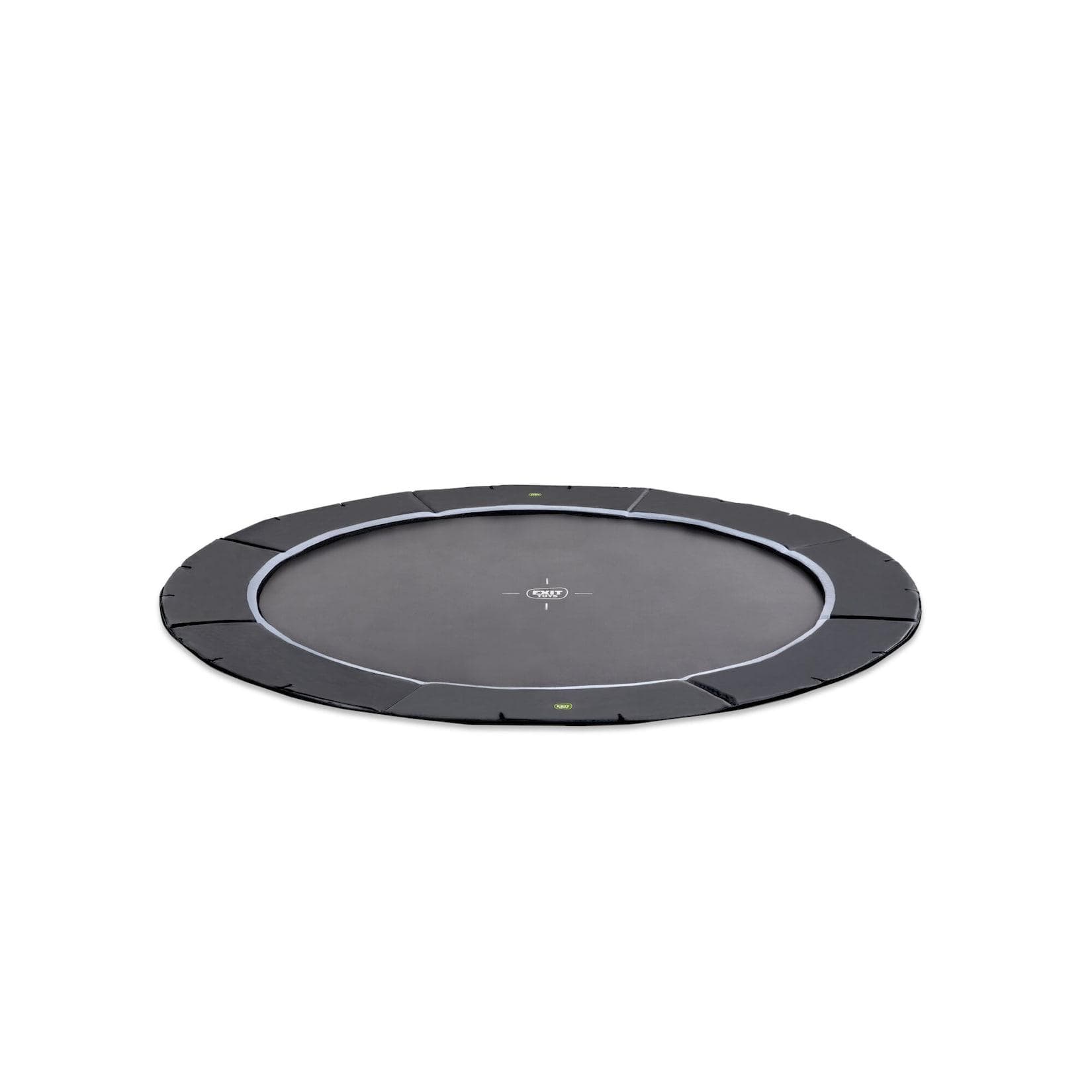 EXIT Dynamic Bodentrampolin Schwarz 427cm Ebenerdig
