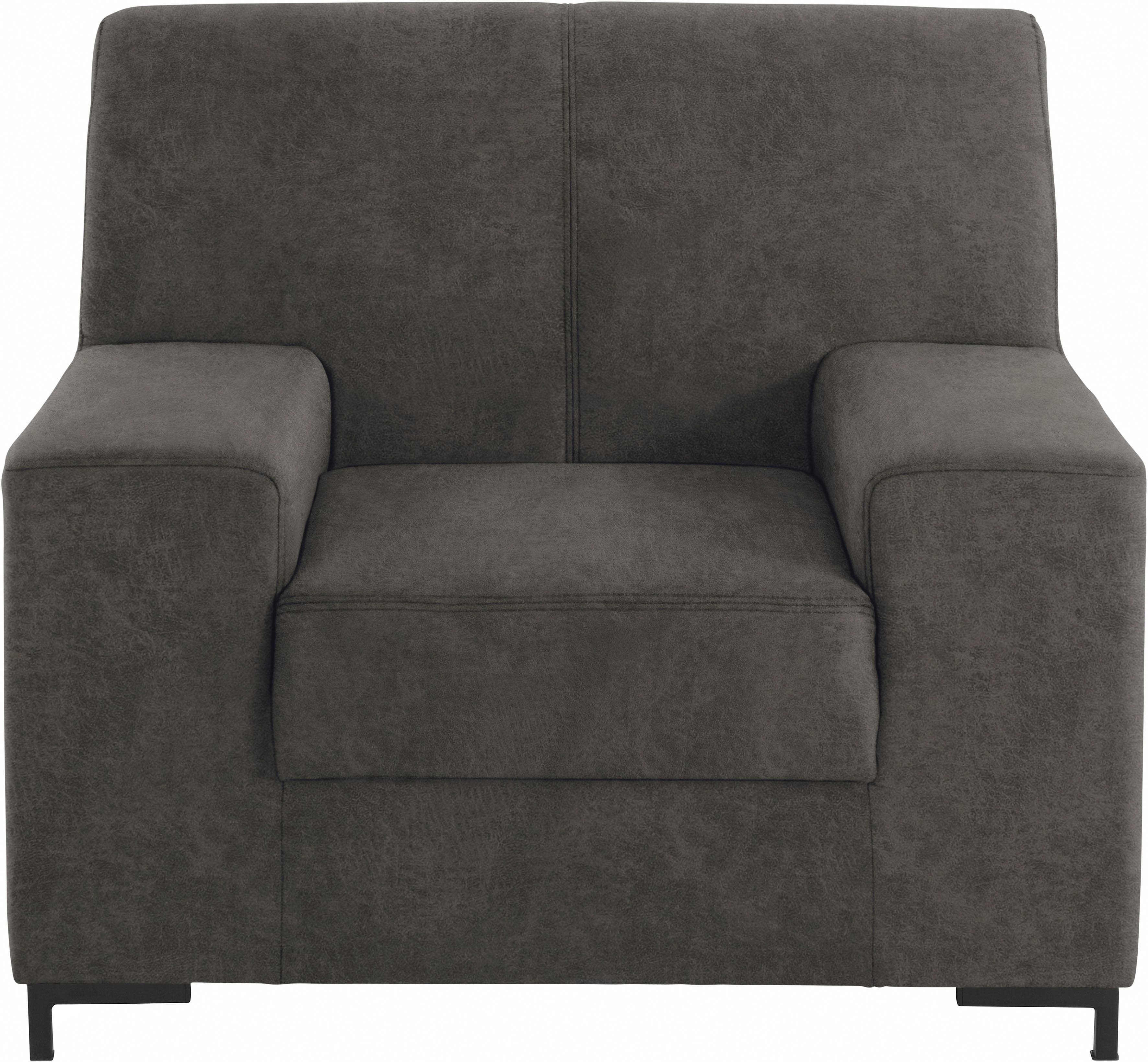 Sessel DOMO COLLECTION "Ledas" Anthrazit