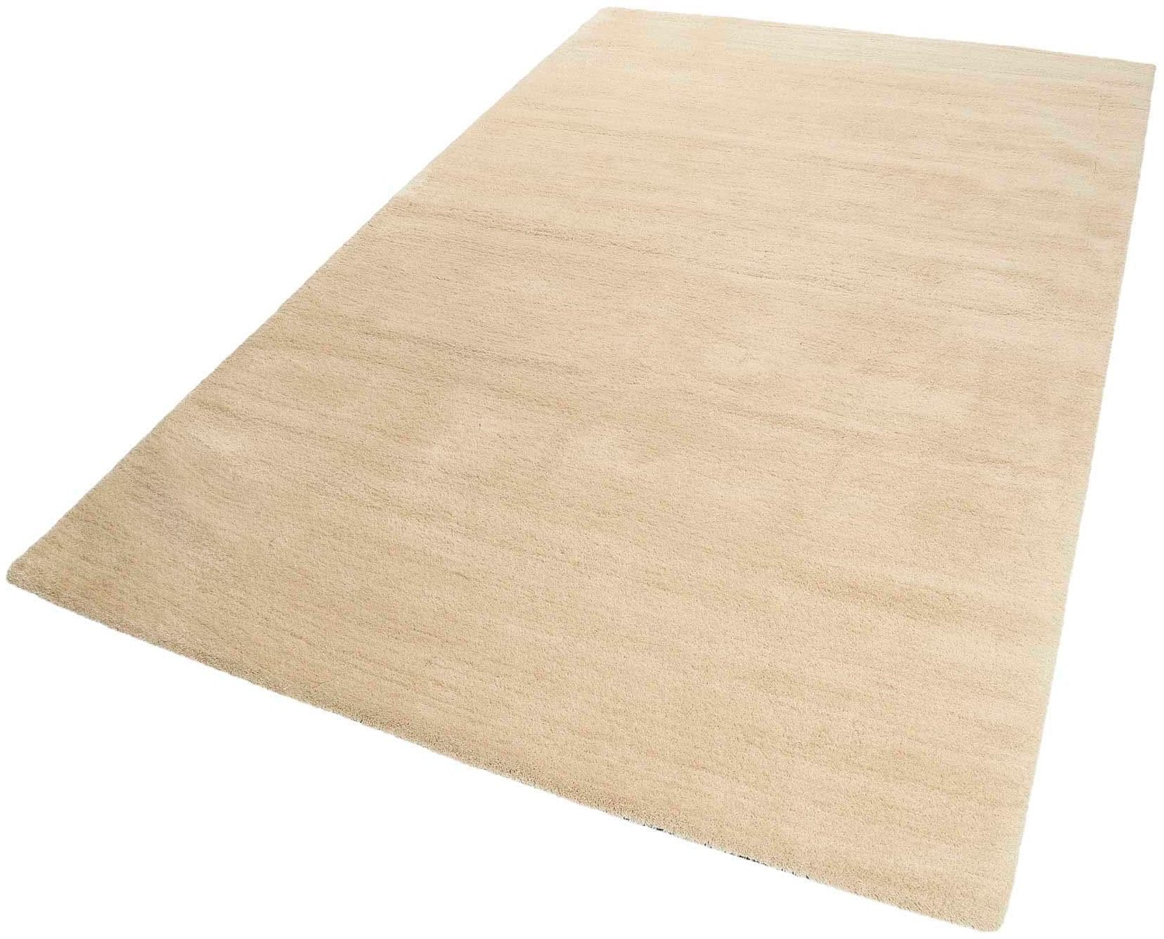 Shaggy-Teppich im Loft-Stil, Beige/Sand, 120x170 cm