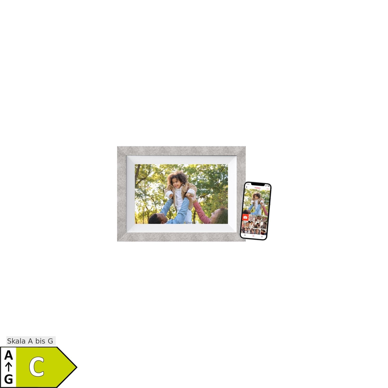 BRAUN DigiFrame WiFi 10W WiFi Grau Digitaler Bilderrahmen