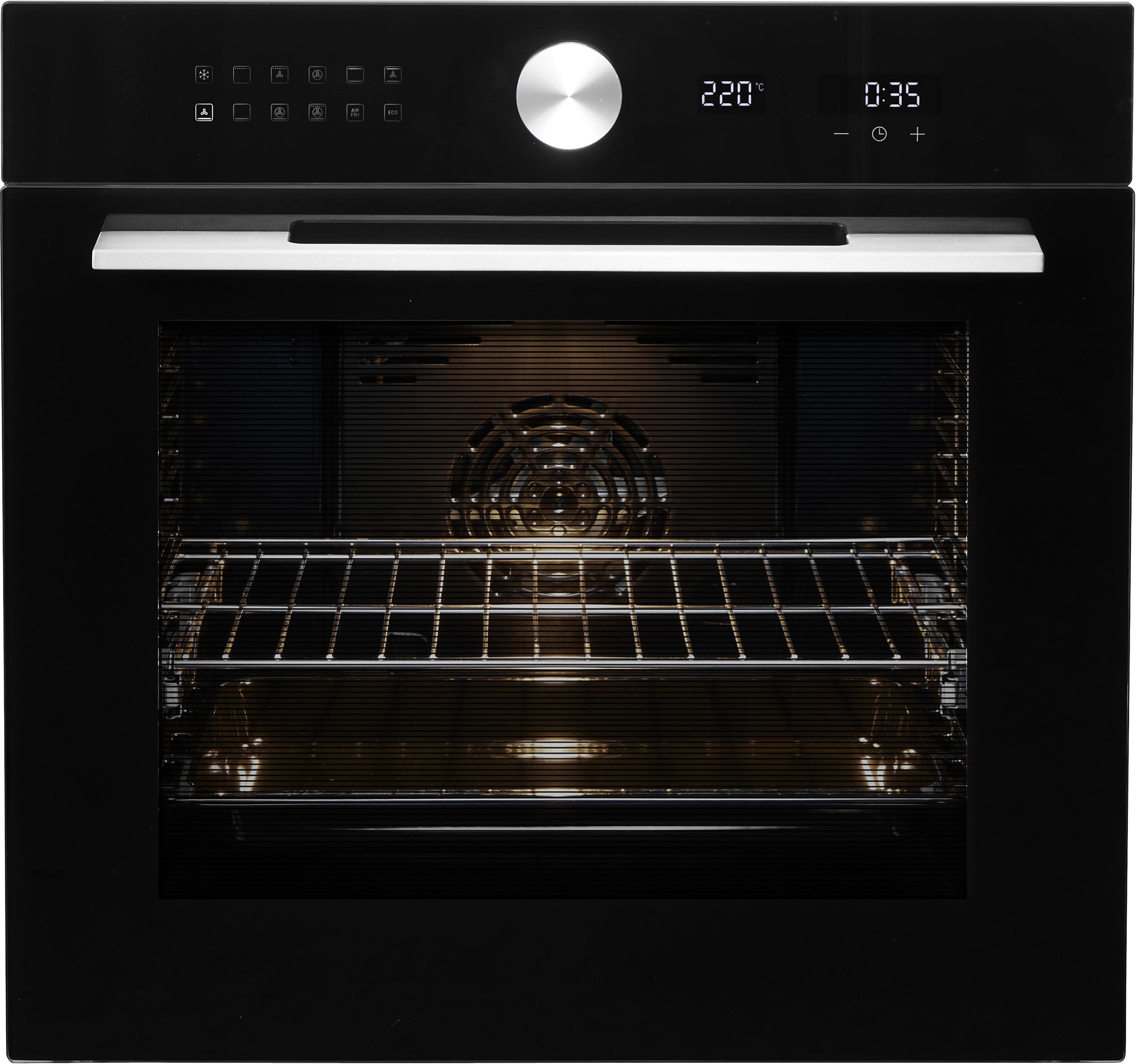 HANSEATIC Einbaubackofen HBO7212FA1 AirFry-Funktion