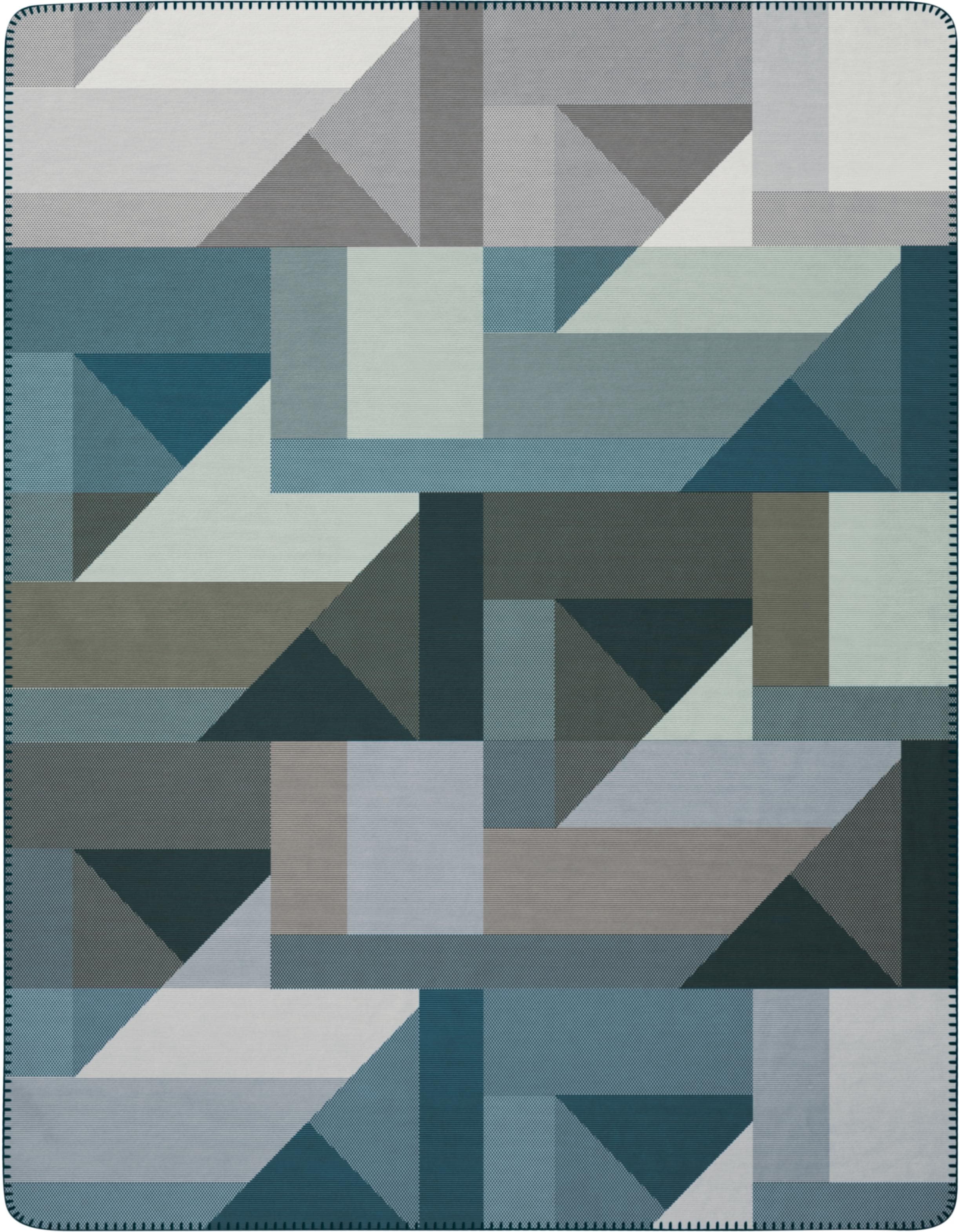 Biederlack Wohndecke New Look - Modernes Grafikdesign in Mehrfarbig