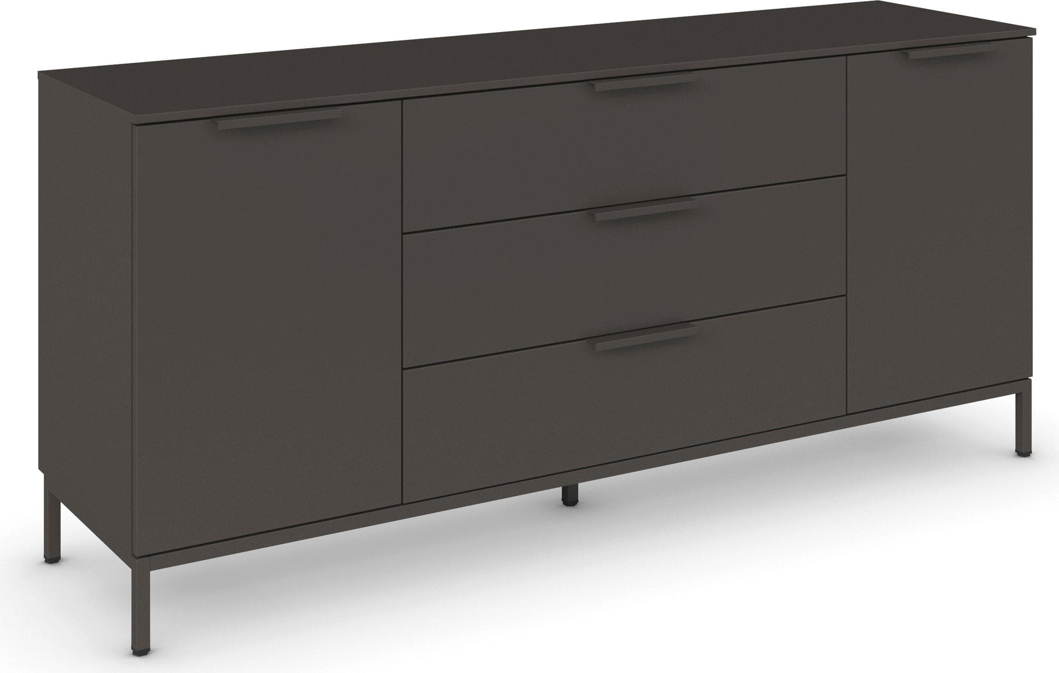 RAUCH Kombikommode FLIPP Grau mit Soft-Close