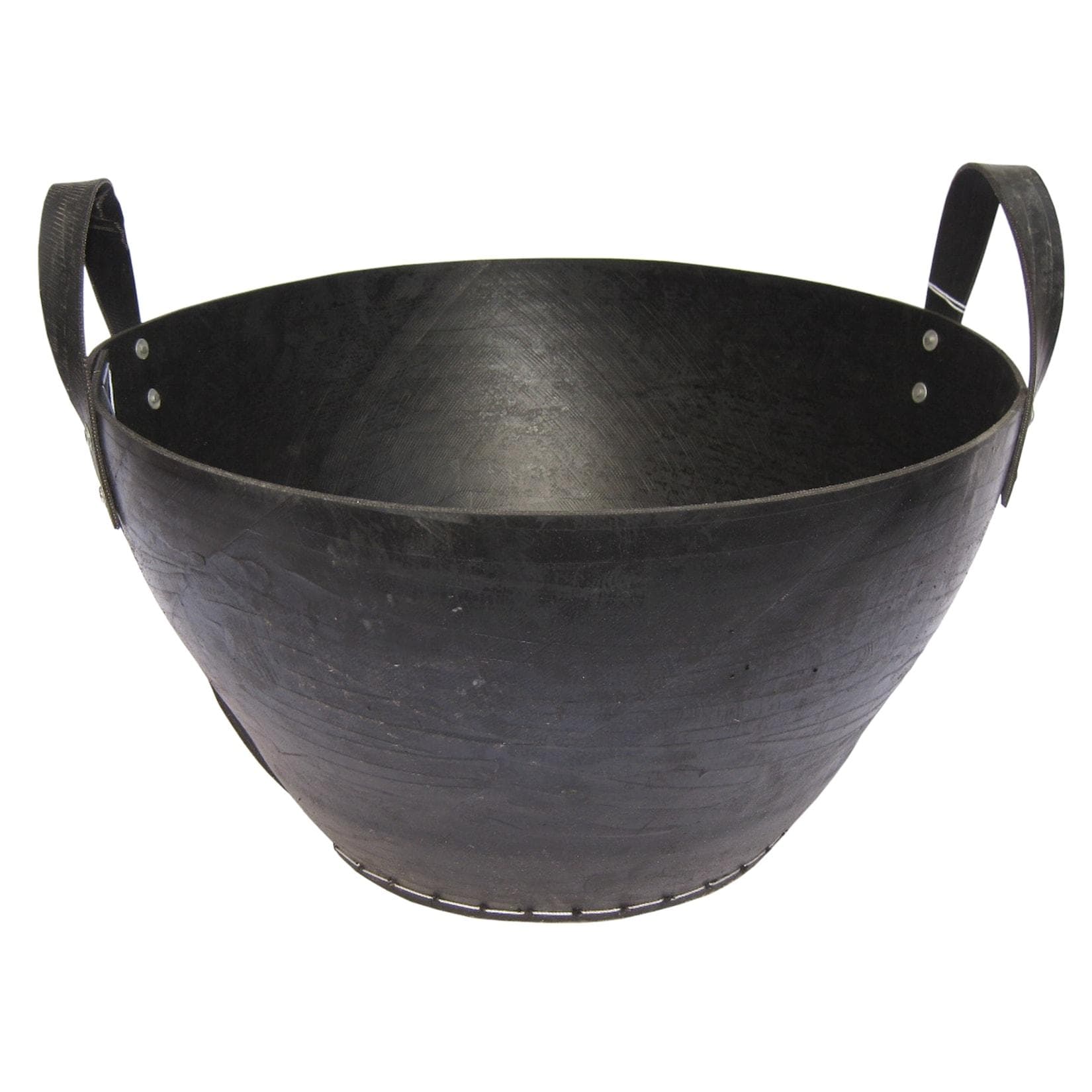 Metrox Holzkorb aus Gummi mit 2 Griffen für Kaminholz